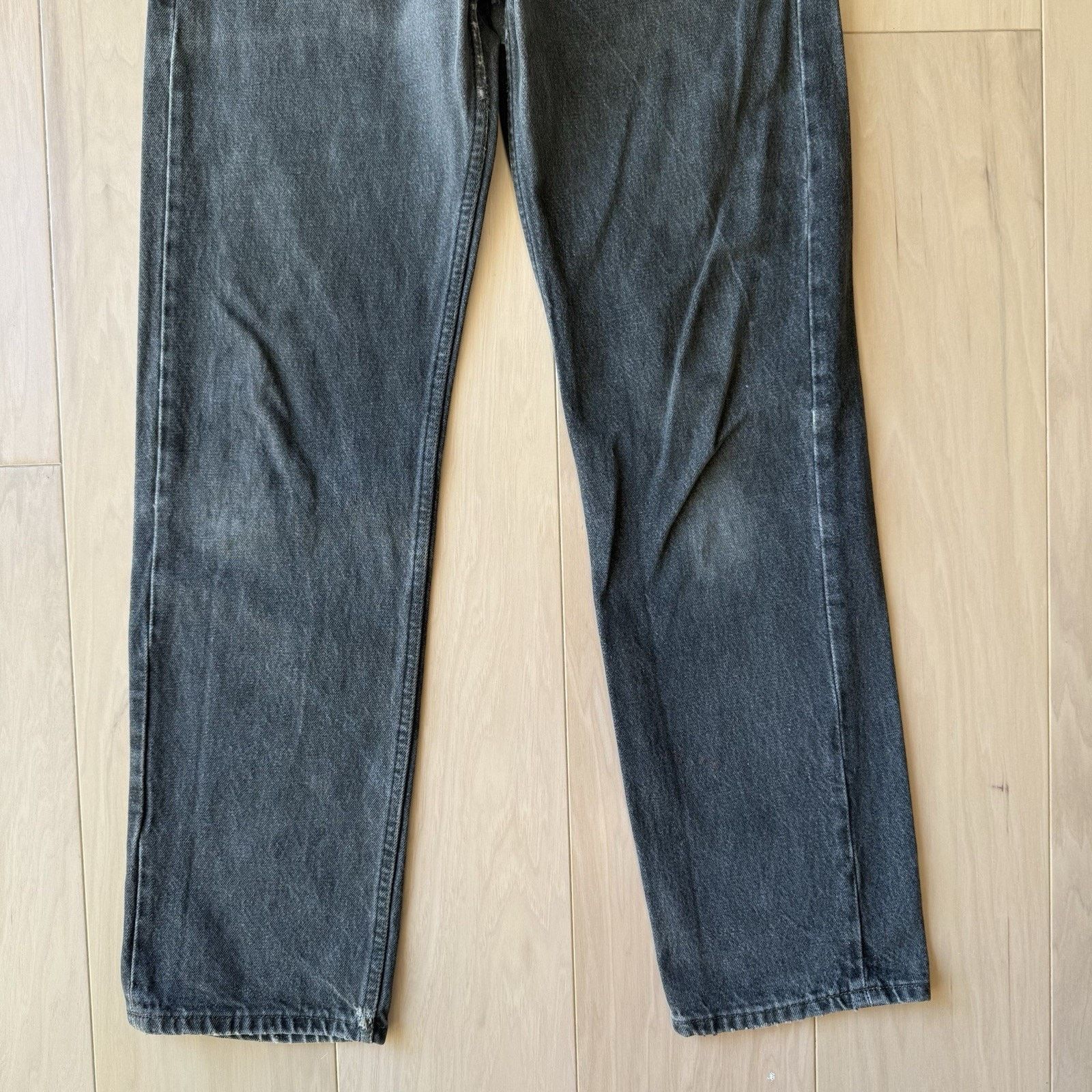 Levi's Vintage Levis 501 Jeans 32 Black 80s Dark Wash Made USA Size US 32 / EU 48 - 5 Thumbnail