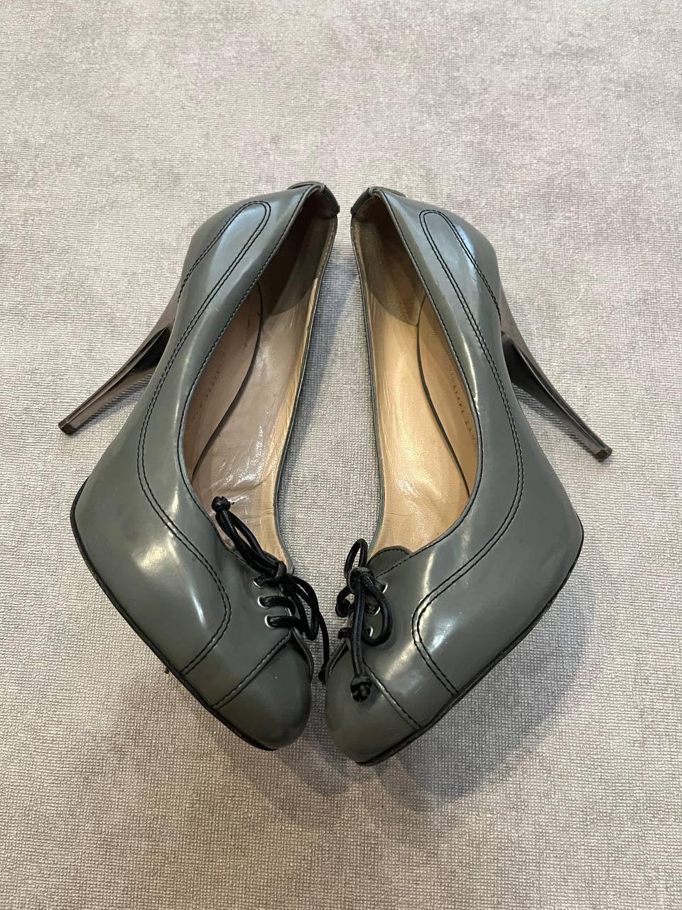 Giuseppe Zanotti Giuseppe Zanotti Open Women`s Rare Pumps Heels Gray 39 US 9 Size US 9 / IT 39 - 2 Thumbnail