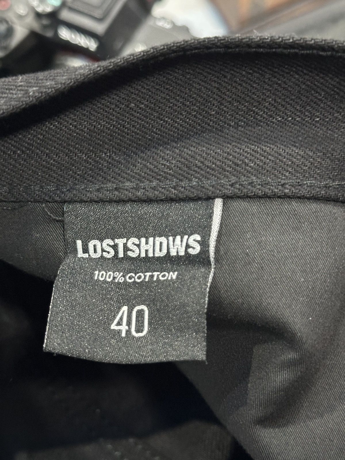 LOSTSHDWS Lost Shdws black/blue denim jeans Size US 40 / EU 56 - 2 Thumbnail