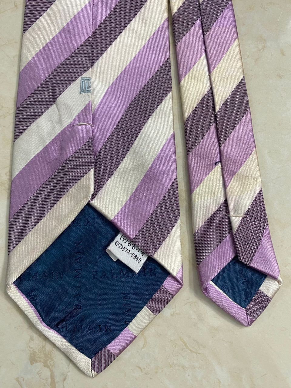 Balmain ⚡️VINTAGE BALMAIN Necktie silk tie Size ONE SIZE - 6 Thumbnail
