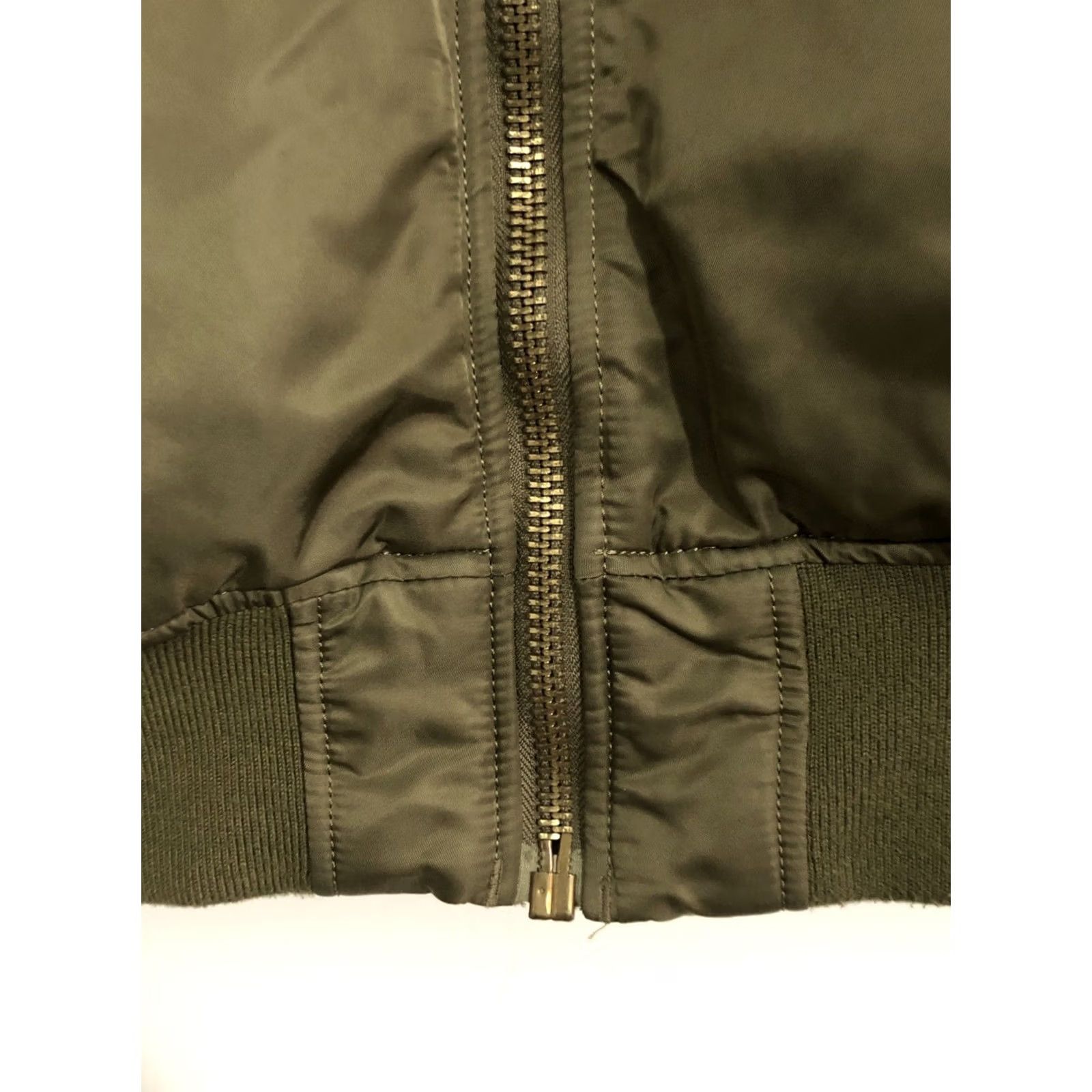 Alpha Industries VINTAGE Alpha Industries MA-1 Bomber Jacket Mens L Green /Orange Flight Size US L / EU 52-54 / 3 - 5 Thumbnail