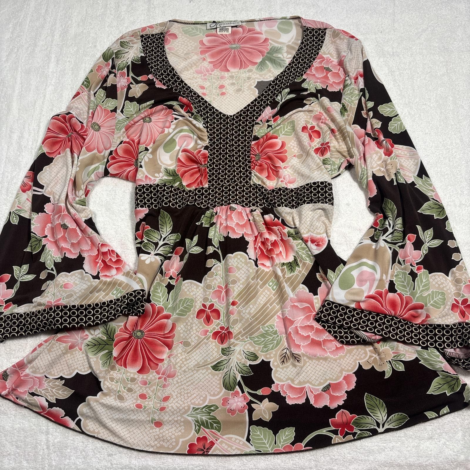 Other y2k fairy core tie back flowy blouse Size XL / US 12-14 / IT 48-50 - 1 Thumbnail