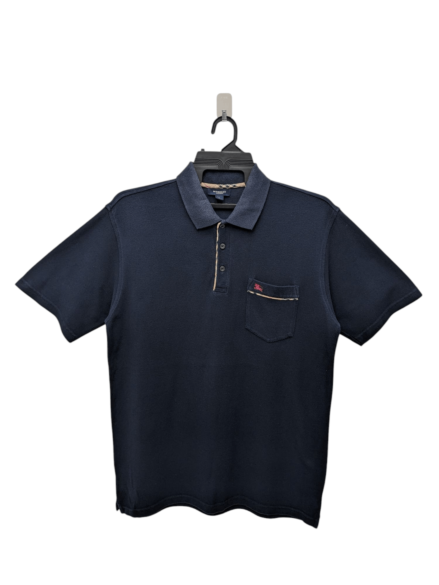 Burberry × Vintage VINTAGE BURBERRY LONDON POLO SHIRT Size US L / EU 52-54 / 3 - 1 Thumbnail