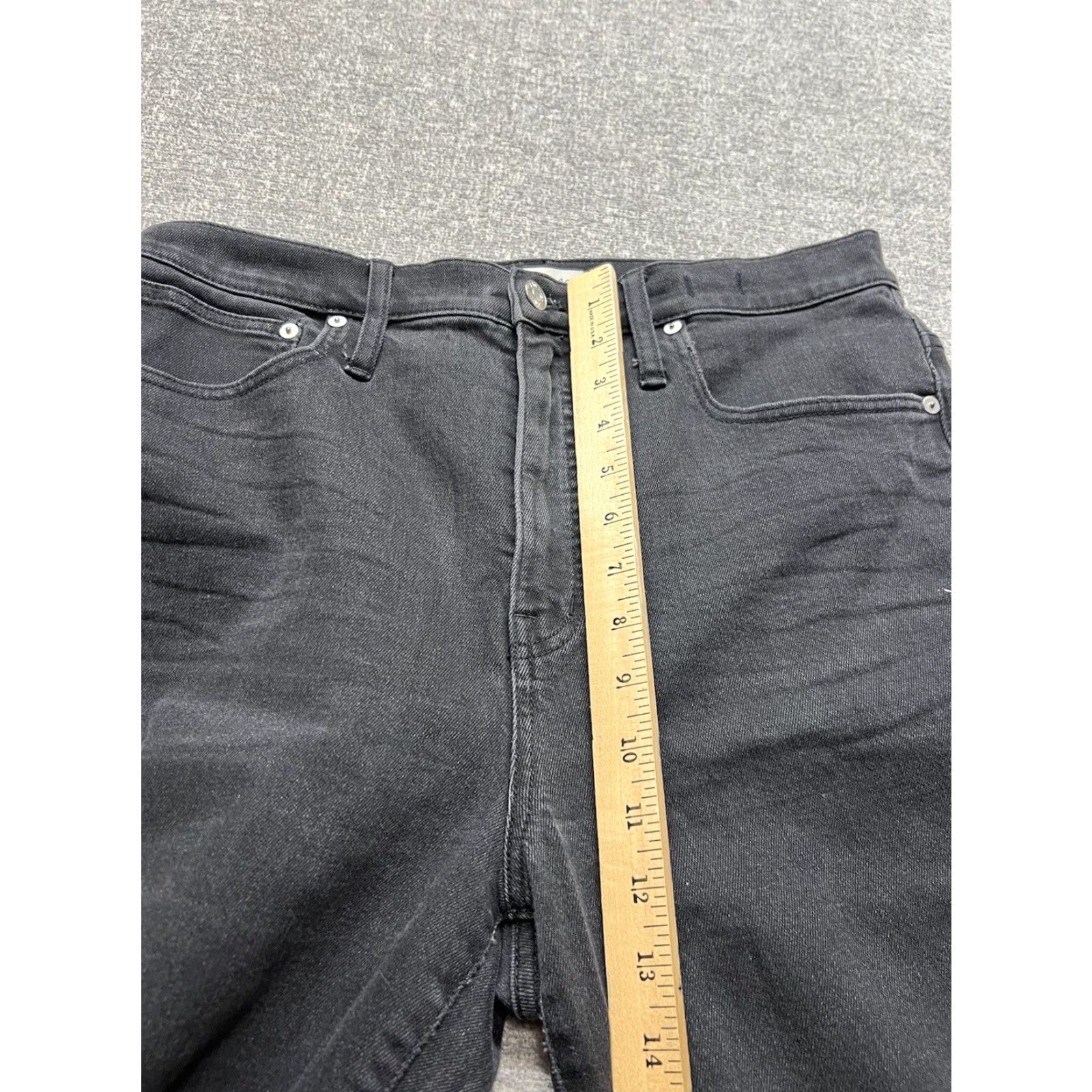 Madewell Madewell Jeans Black Women’s 30 High Rise 32x26 Classic Straight Inseam 26 Wide-Leg N M 234 NM234 Size 30" / US 8 / IT 44 - 5 Thumbnail