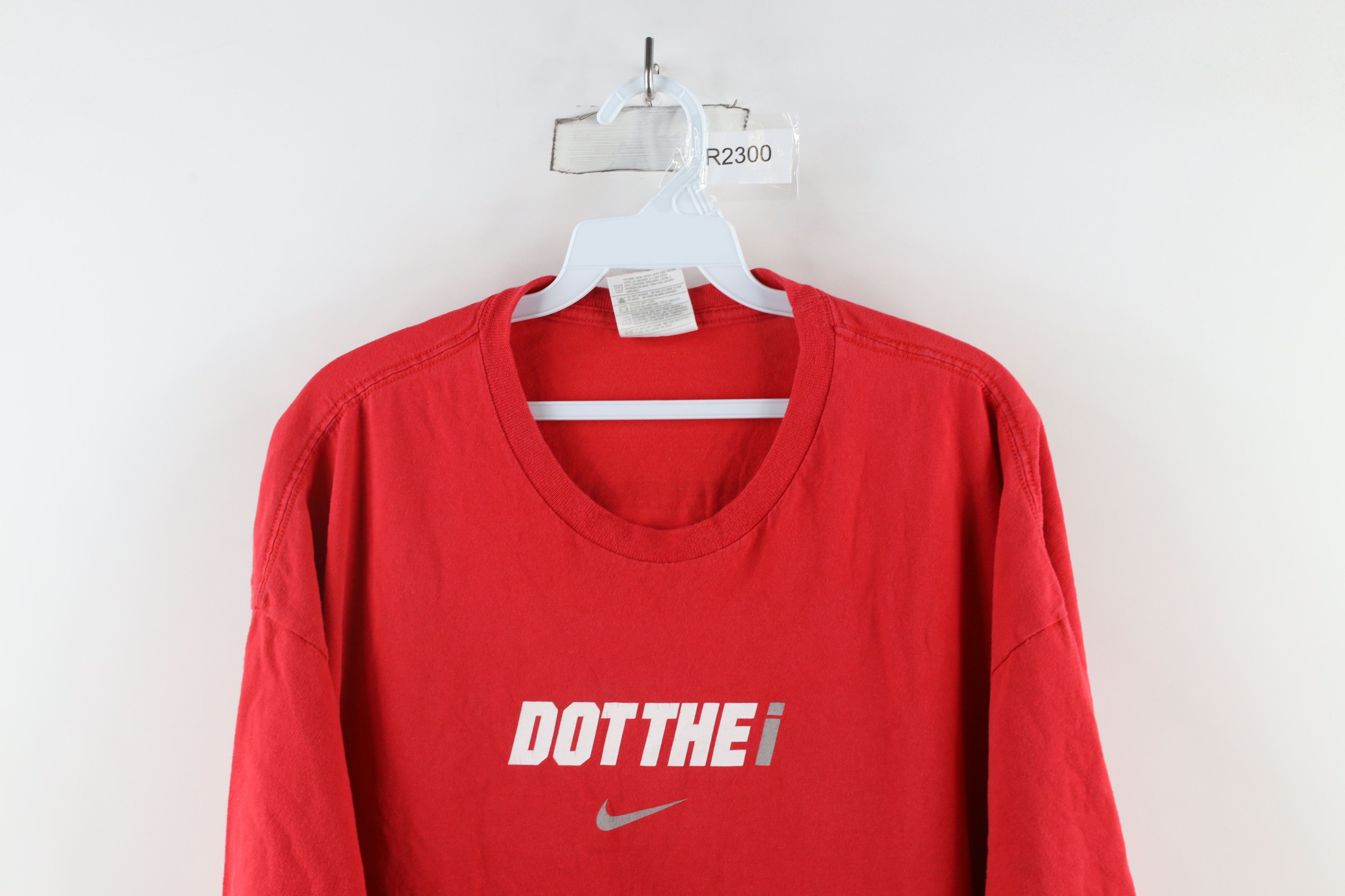 Nike × Vintage Vintage Nike Swoosh Dot the I Ohio State University Shirt Size US XXL / EU 58 / 5 - 2 Thumbnail