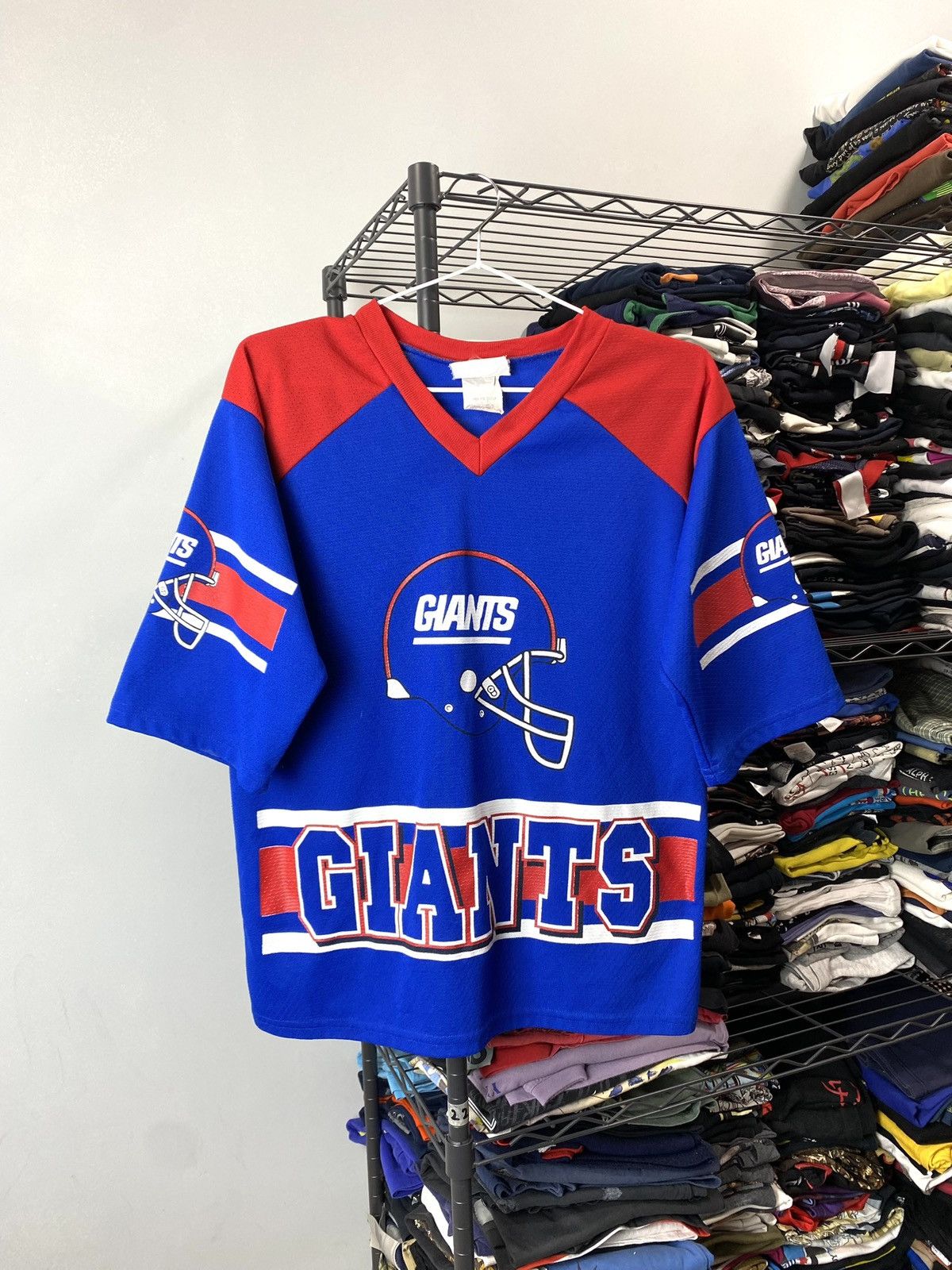 NFL Vintage 1990’s NFL Giants Jersey T Shirt Made In USA Size US S / EU 44-46 / 1 - 1 Thumbnail