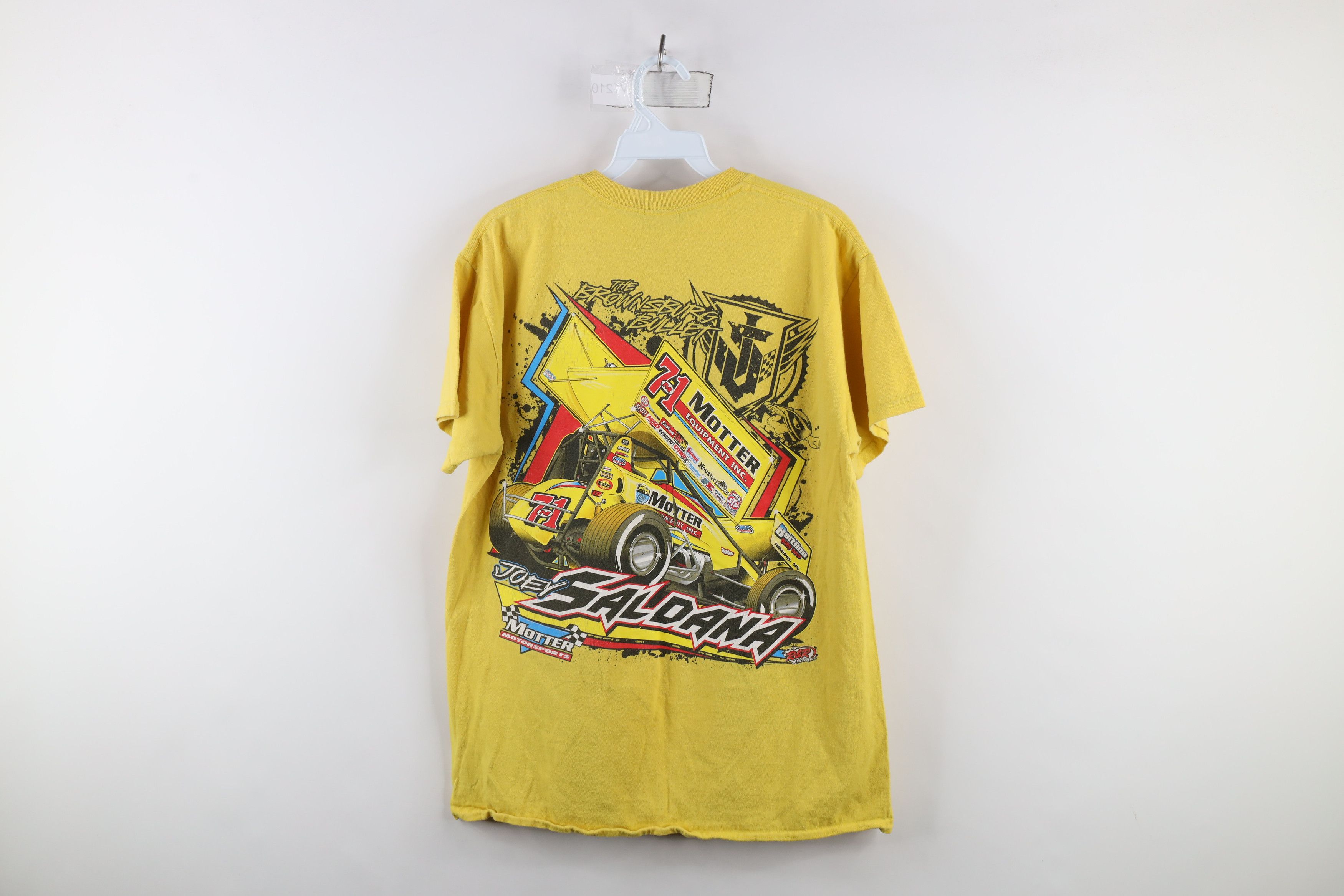 Vintage Streetwear Saldana The Brownsburg Bullet Racing T-Shirt Size US M / EU 48-50 / 2 - 13 Thumbnail