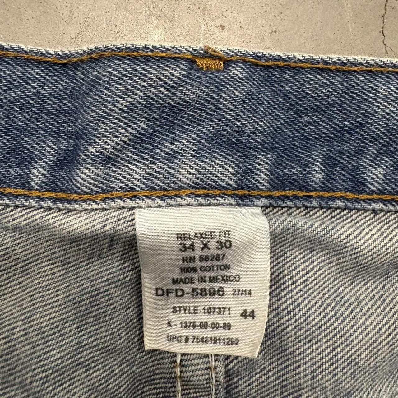 Vintage Crazy Vintage Y2K 2000s Baggy Wideleg Medium Wash Denim Jeans! Size US 34 / EU 50 - 6 Thumbnail