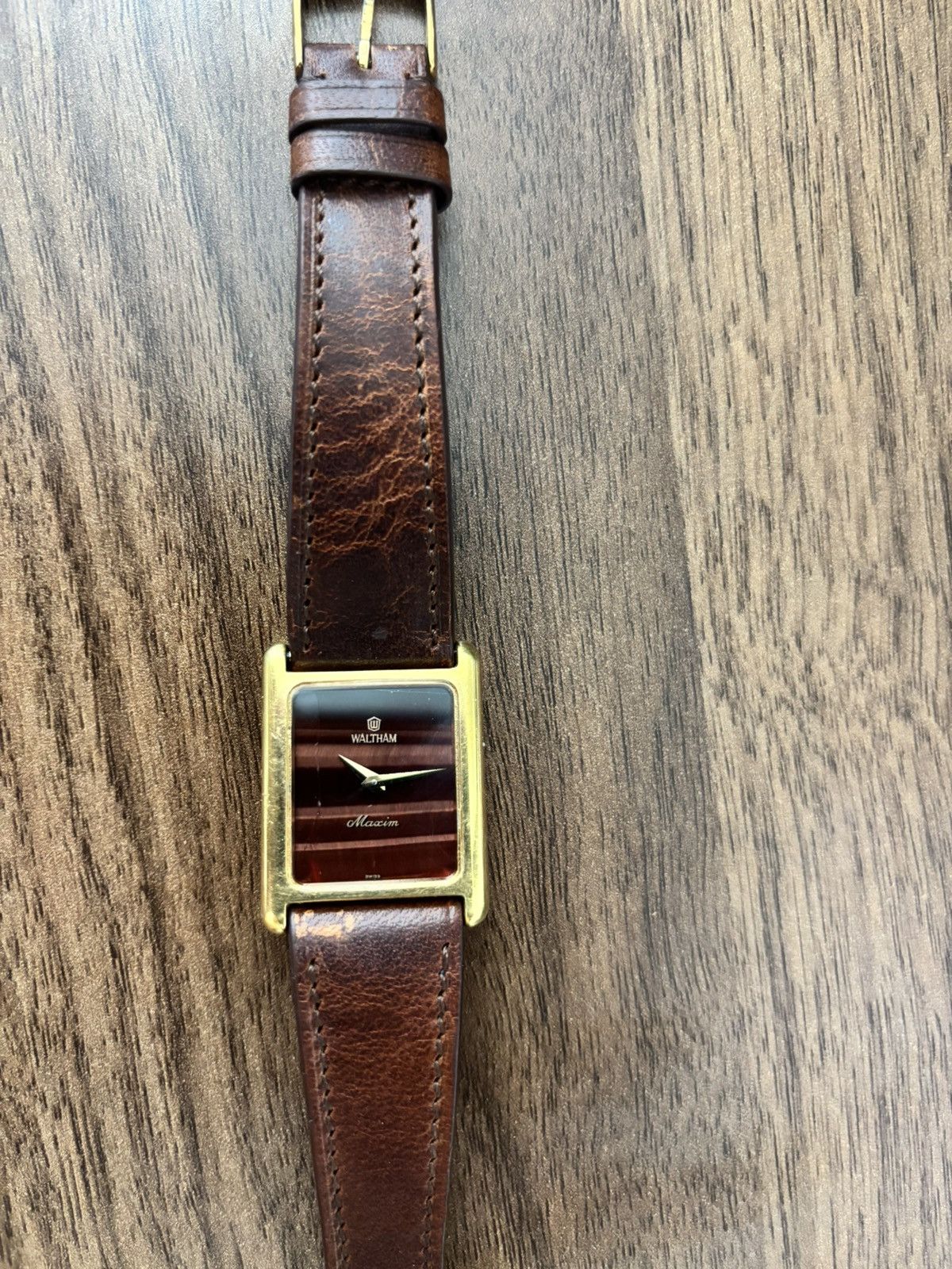 Orient Waltham Maxim swiss made tiger eye stone dial Size ONE SIZE - 1 Thumbnail