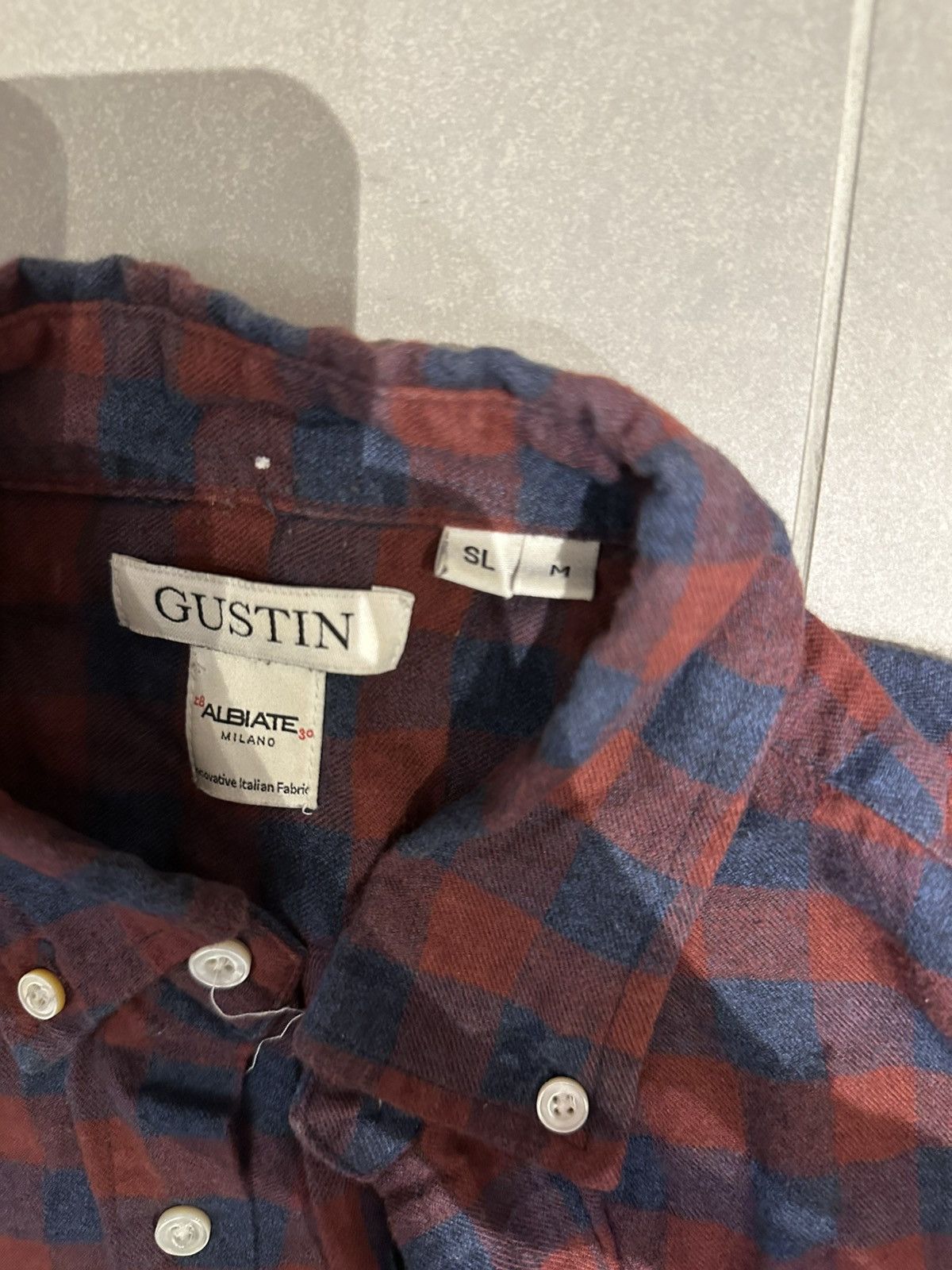 Gustin Plaid Button up Shirt Size US M / EU 48-50 / 2 - 3 Thumbnail