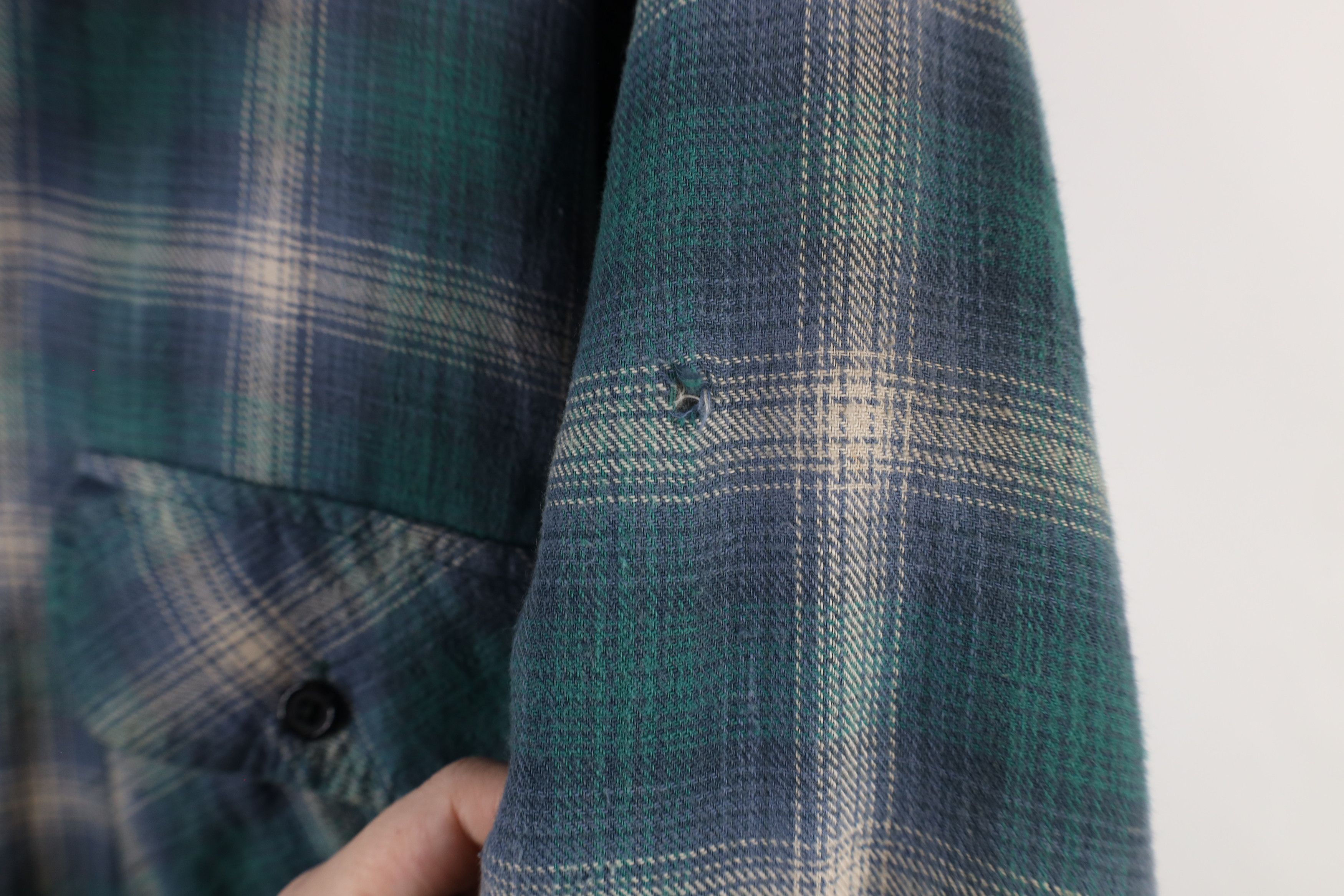 Vintage Vintage 90s Streetwear Quilted Flannel Shirt Jacket Shirt Size US XL / EU 56 / 4 - 13 Thumbnail