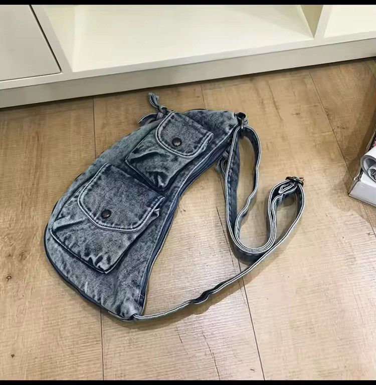 Vintage Denim Crossbody Bag Size ONE SIZE - 3 Thumbnail