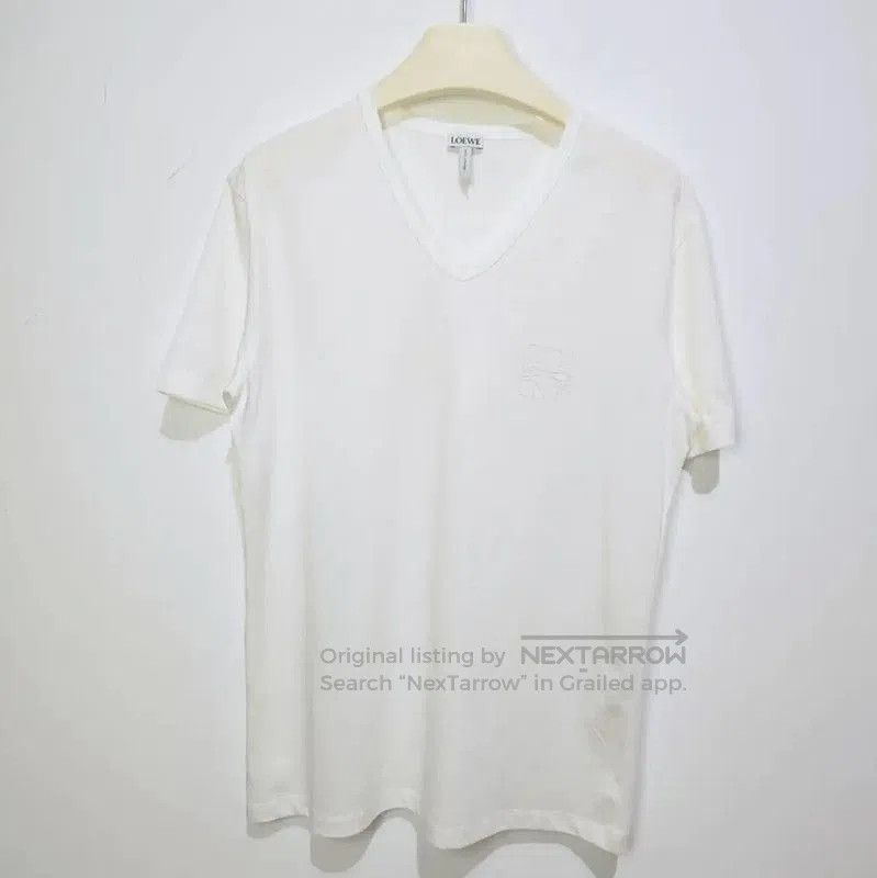 Loewe Loewe White Cotton Women's T-Shirt . Size S / US 4 / IT 40 - 1 Thumbnail