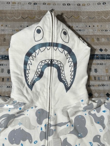 Bape Bape Shark Hooded Jacket Size US XL / EU 56 / 4 - 3 Thumbnail