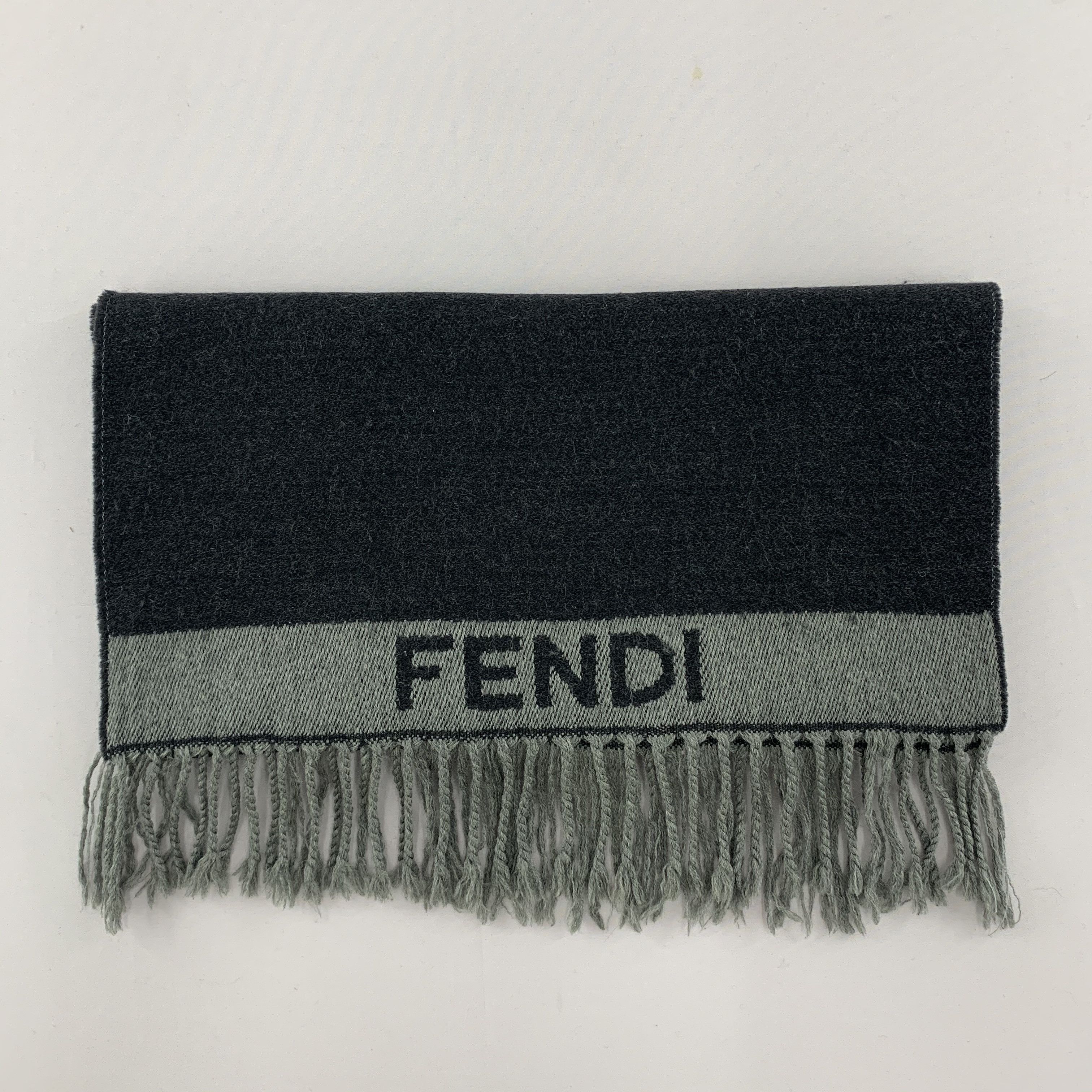 Fendi Fendi Scarf Wool Muffler Neck Wrap BL5081 Size ONE SIZE - 3 Thumbnail
