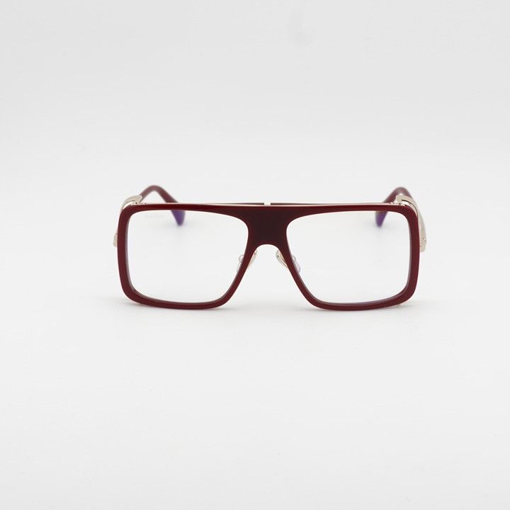 Max Mara Max Mara MM5172-B 069 Eyeglasses Bordeaux 55mm Aviator Frame Size ONE SIZE - 5 Thumbnail