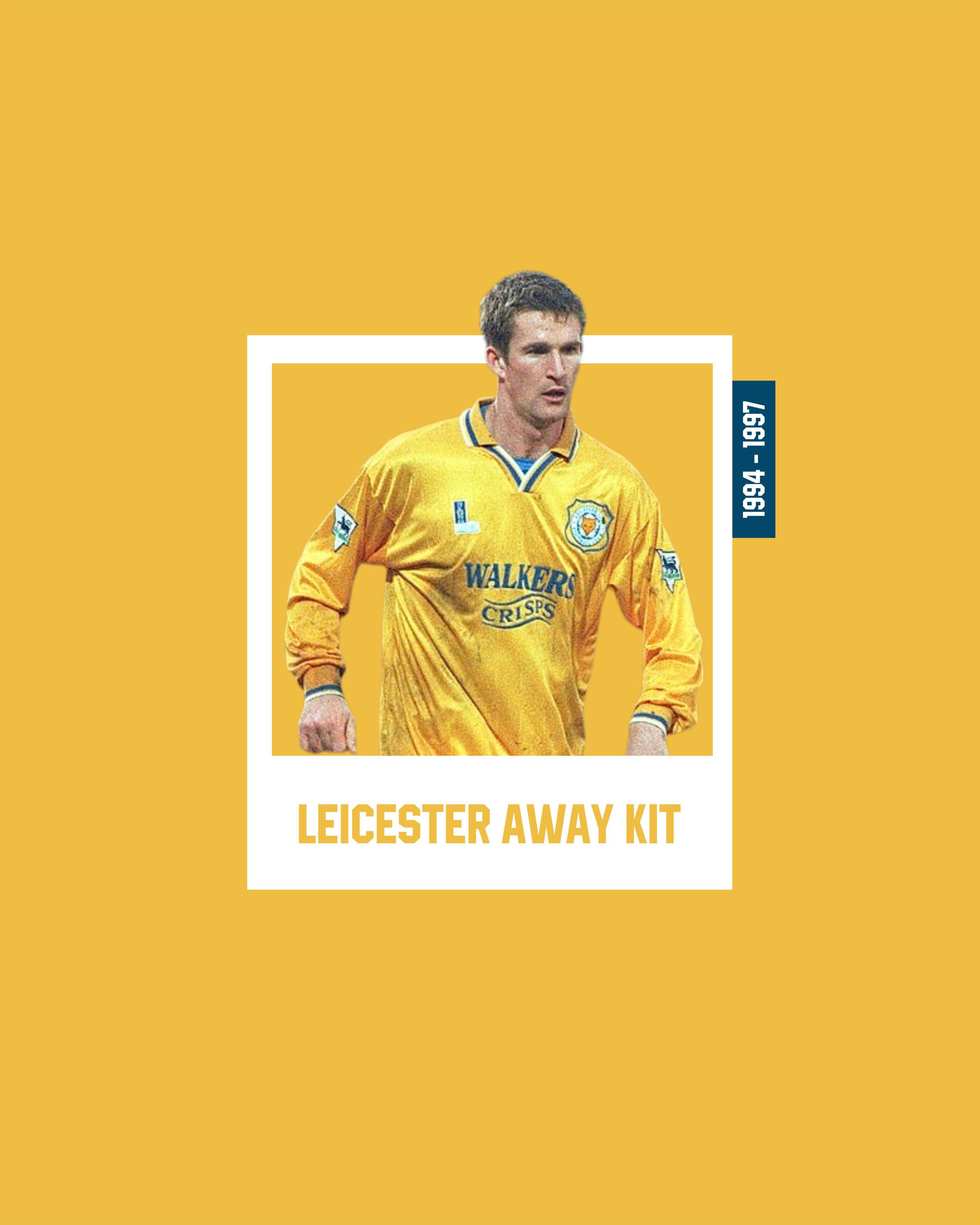 Other Leicester City Away Kit 1994 1995 1996 1997 Size US M / EU 48-50 / 2 - 7 Thumbnail