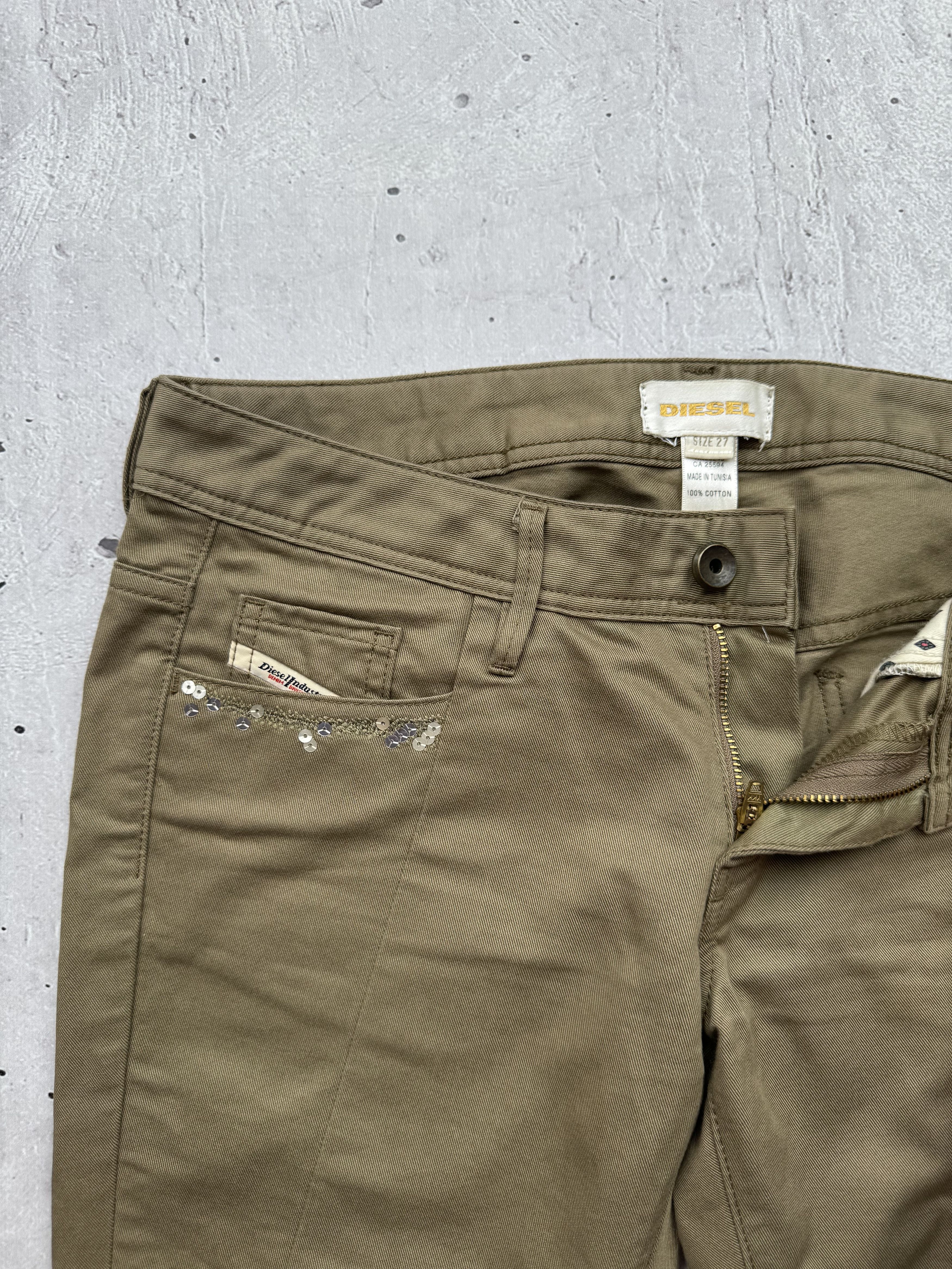Diesel × Vintage Diesel Vintage Bondage Shorts Size 27" / US 4 / IT 40 - 4 Thumbnail