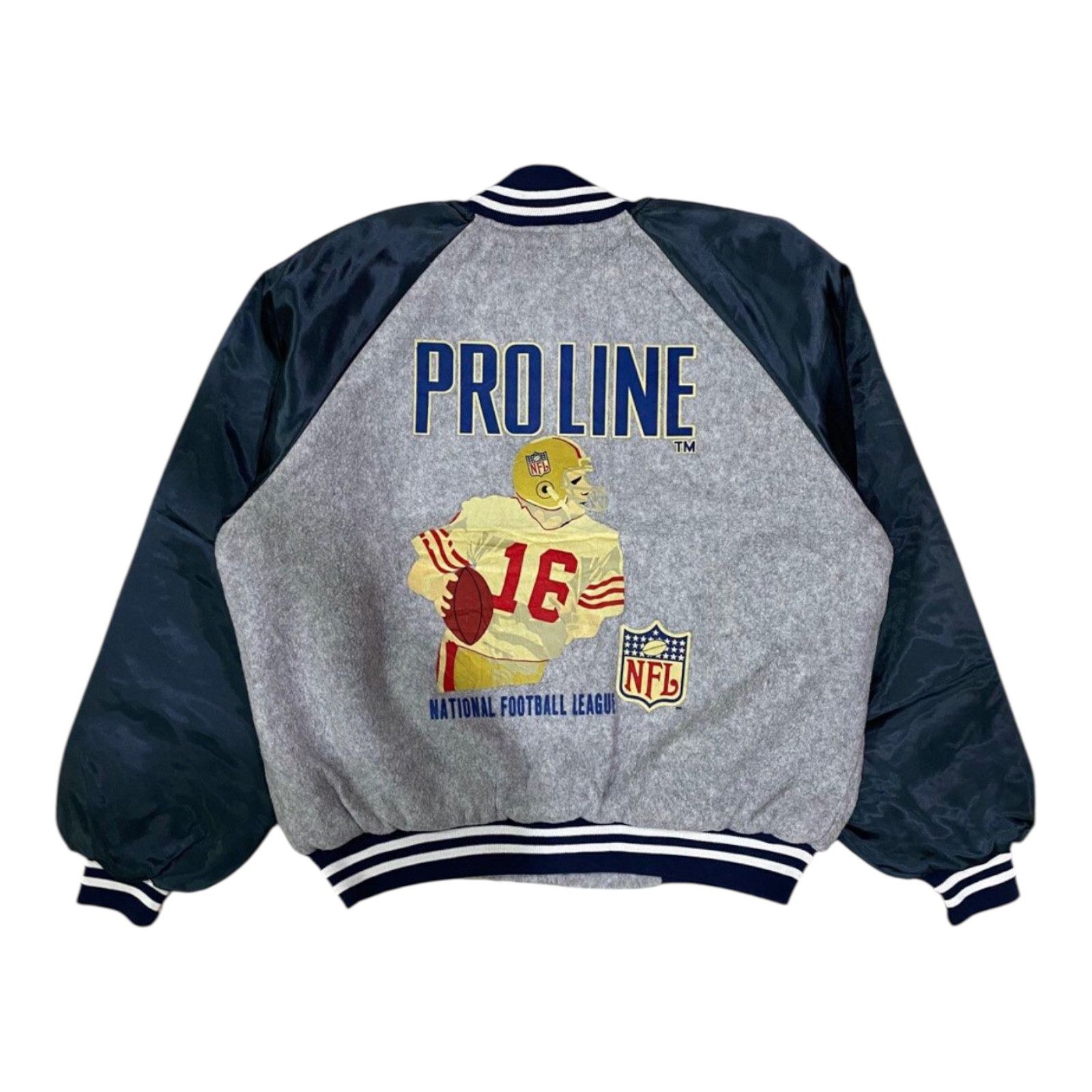 NFL Vintage NFL Proline Varsity Jacket Made In USA Size US XL / EU 56 / 4 - 1 Thumbnail