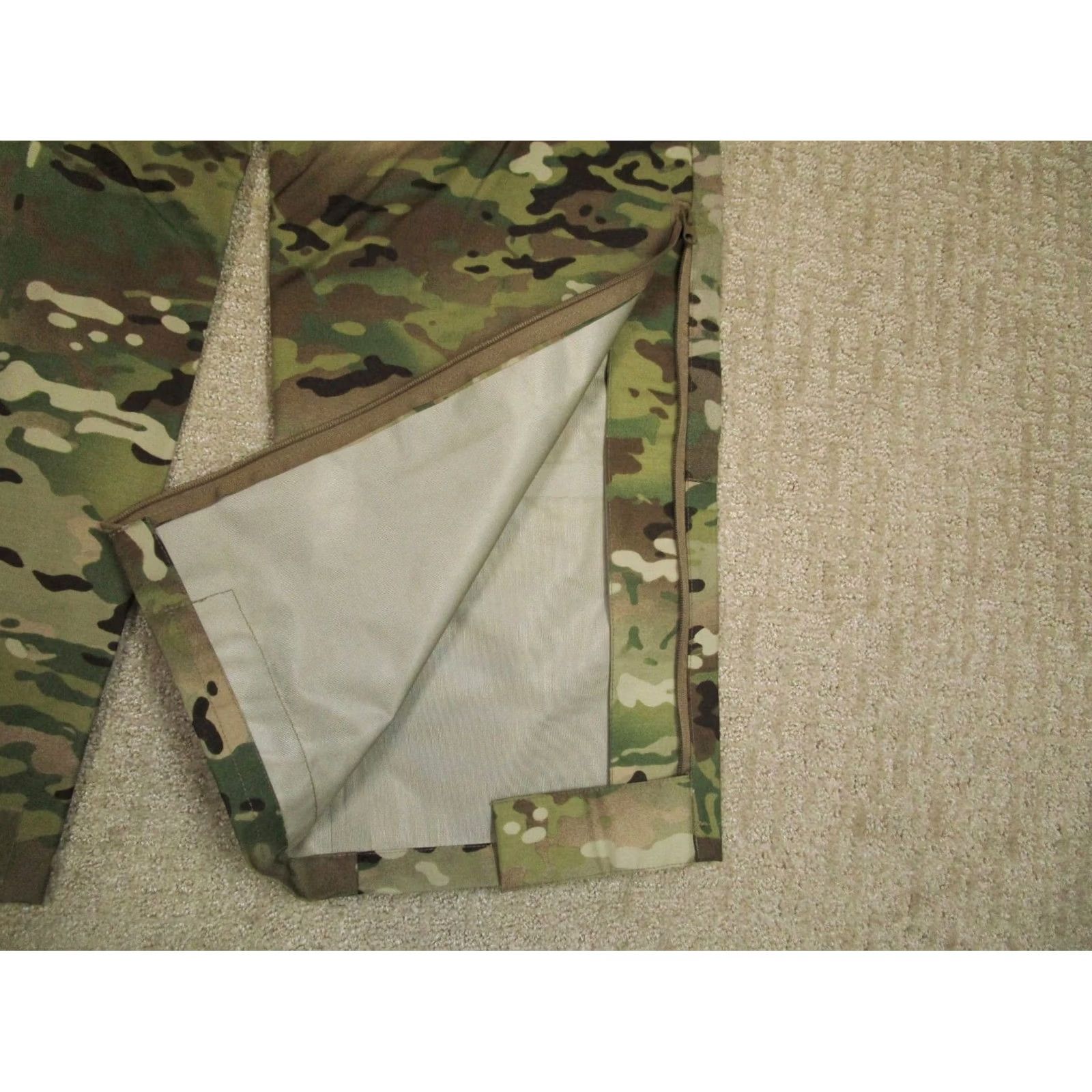 American Apparel Nike US Military Pants Cargo Camouflage 36x32 Green Nylon Windproof Ankle Zip Mens Regular Pants Size US 36 / EU 52 - 5 Thumbnail