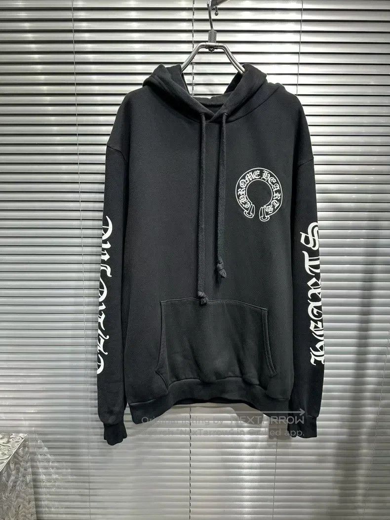 Chrome Hearts CHROME HEARTS Size M Black drawstring hoodie Size US M / EU 48-50 / 2 - 2 Thumbnail