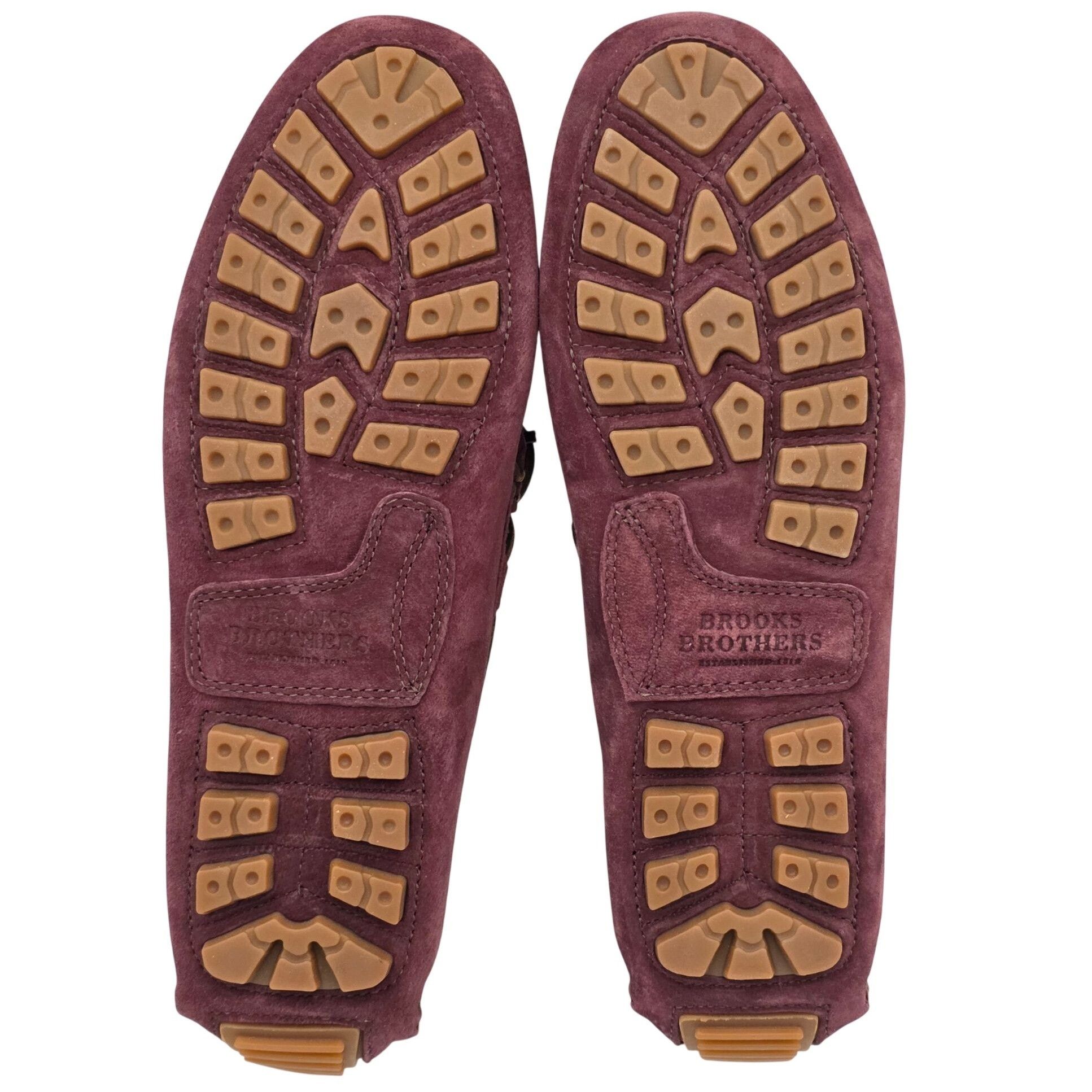 Brooks Brothers NEW Brooks Brothers Burgundy Suede Driving Loafers Mens 9 Size US 9 / EU 42 - 3 Thumbnail
