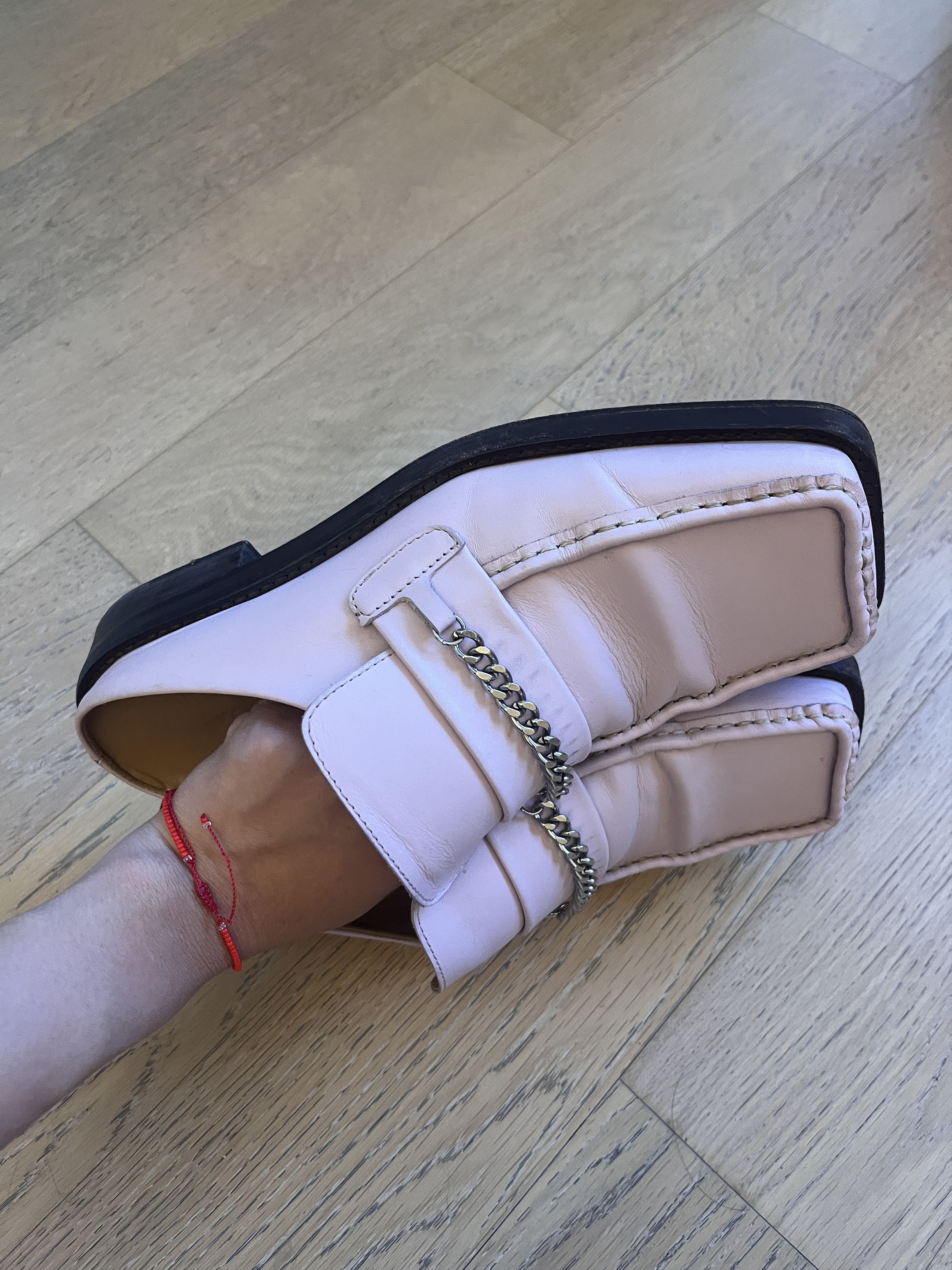 Martine Rose Martin rose pink square toe loafers Size US 7.5 / EU 40-41 - 4 Thumbnail