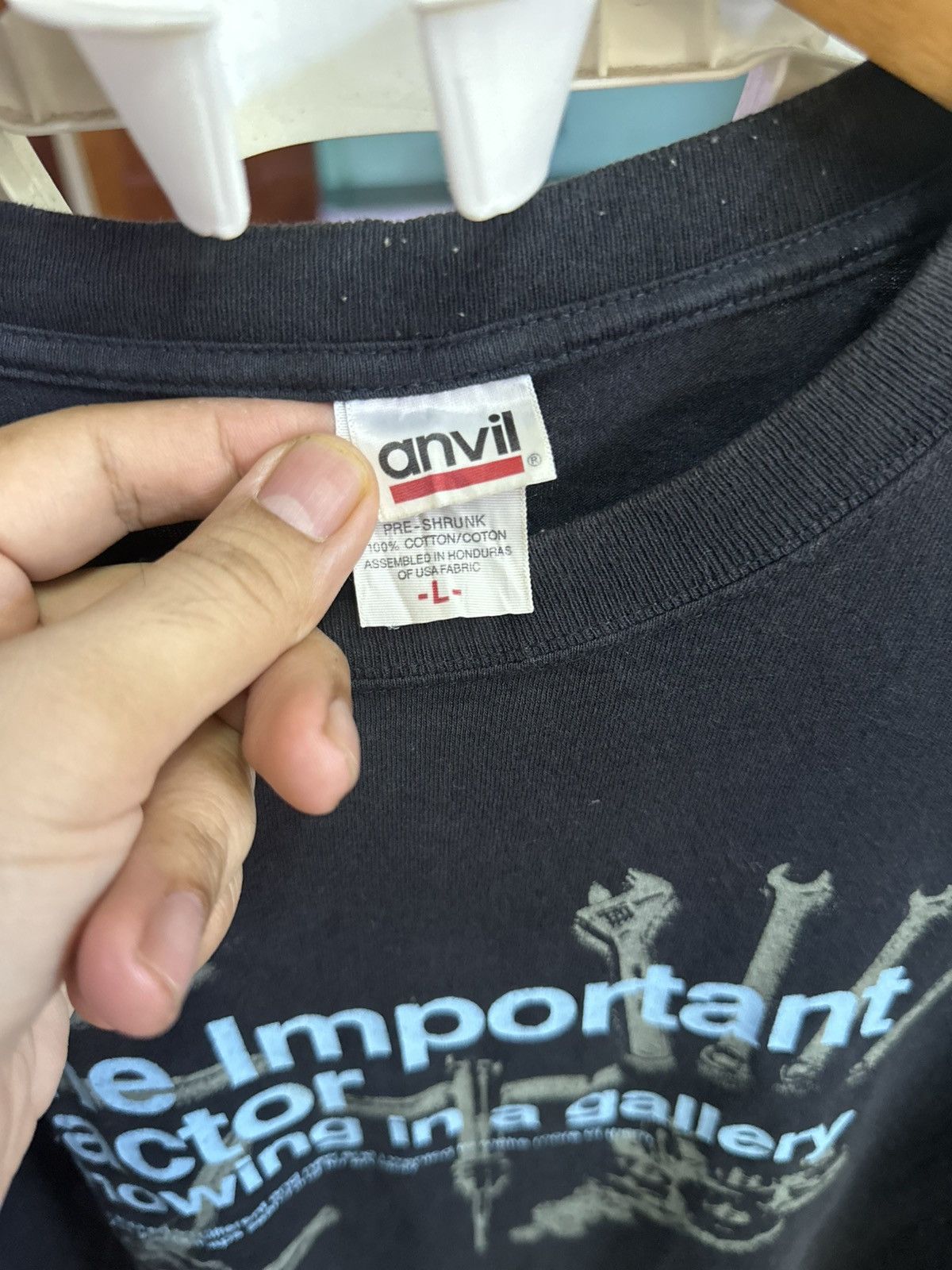 Other Vintage the important factor by anvil Size US L / EU 52-54 / 3 - 4 Thumbnail