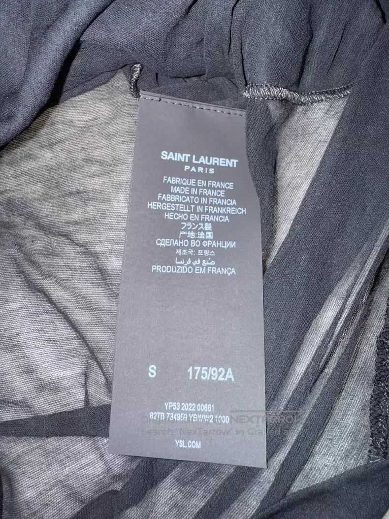 Saint Laurent Paris Saint Laurent Paris Crinkle Deep V Thin Mesh Underwear Shi Size US S / EU 44-46 / 1 - 4 Thumbnail
