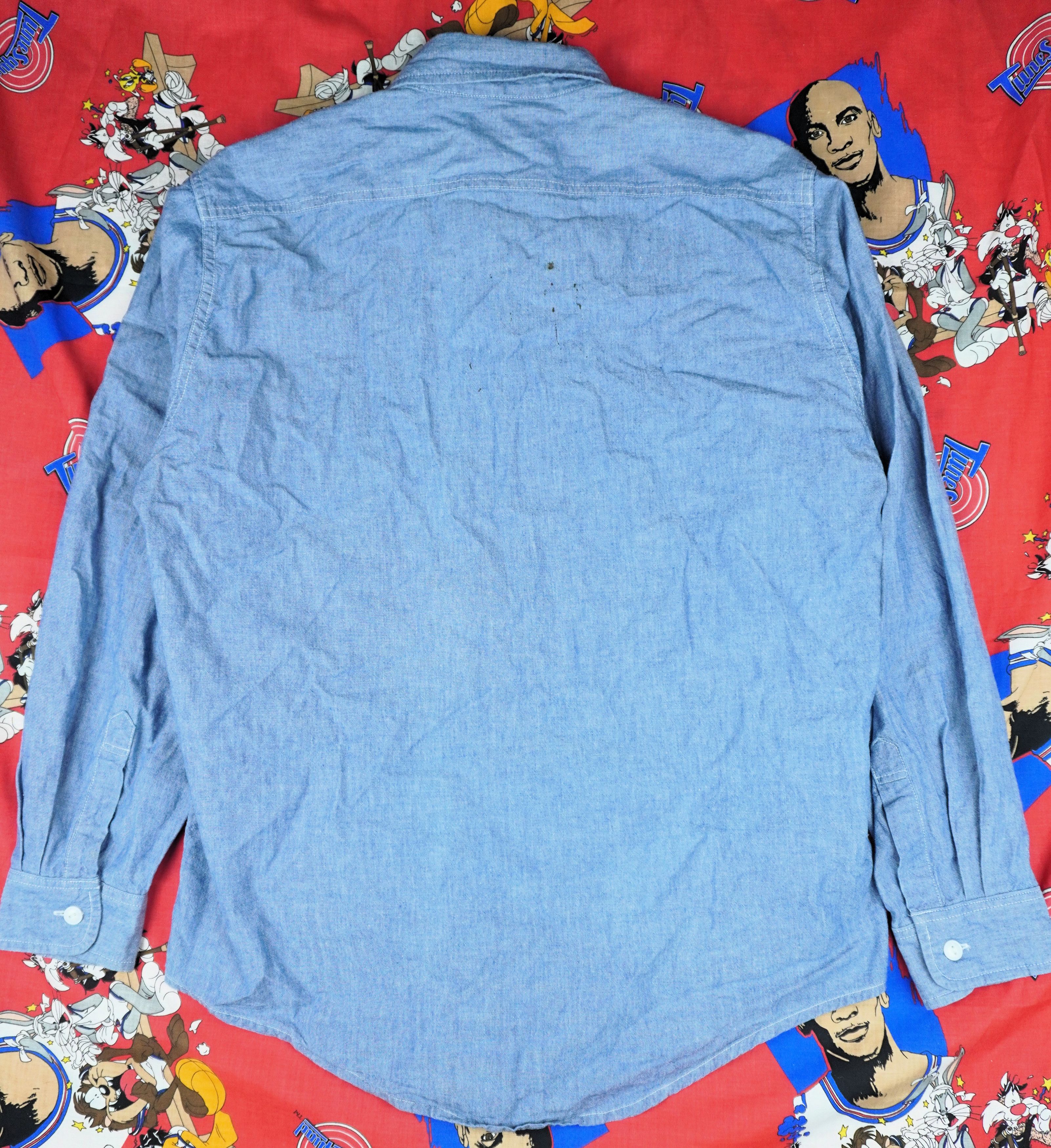 Edwin Vtg Edwin Dungarees Chambray Long Sleeve Double Lot 5041 Size US L / EU 52-54 / 3 - 7 Thumbnail
