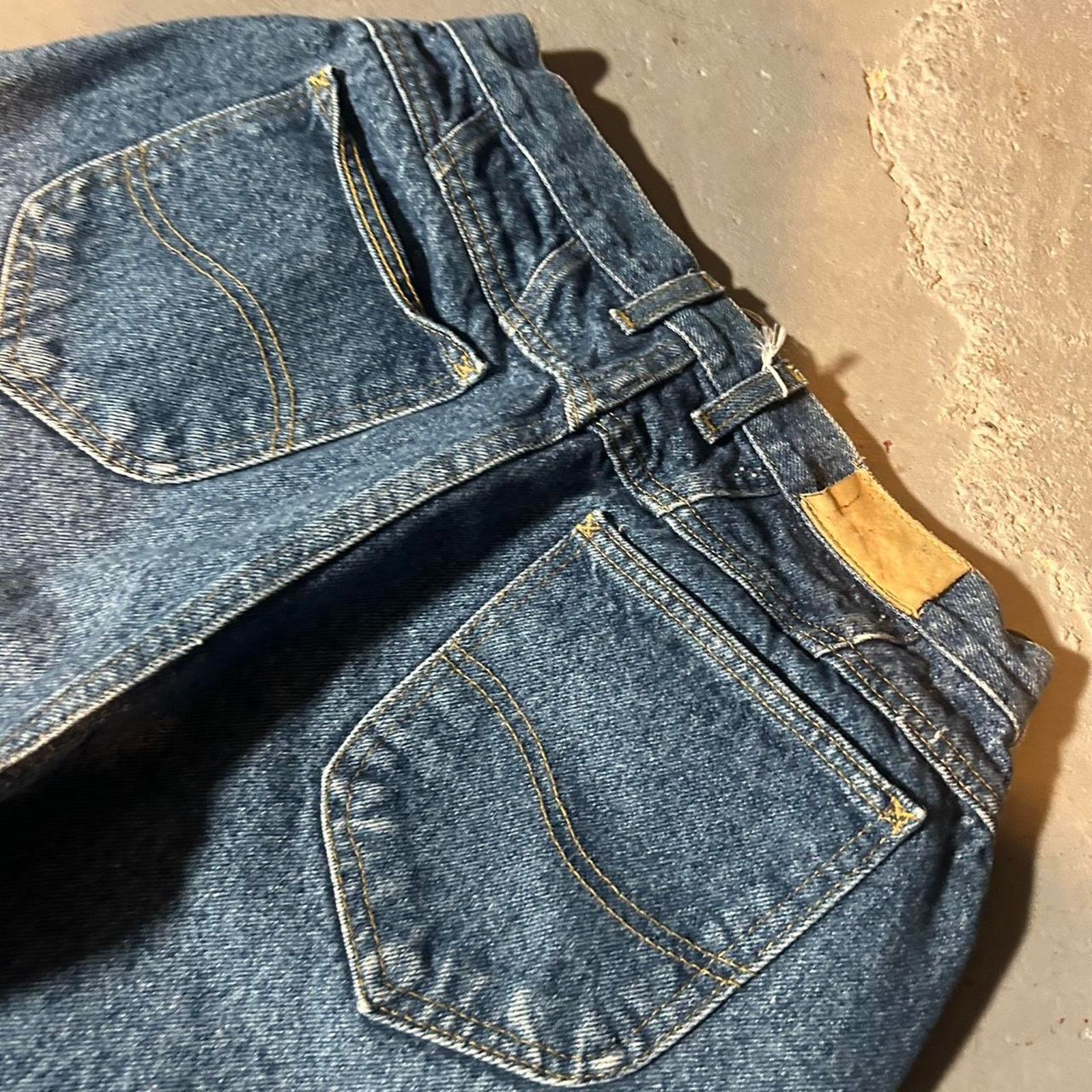 Lee 90s carhartt flannel lined blue Size US 28 / EU 44 - 4 Thumbnail