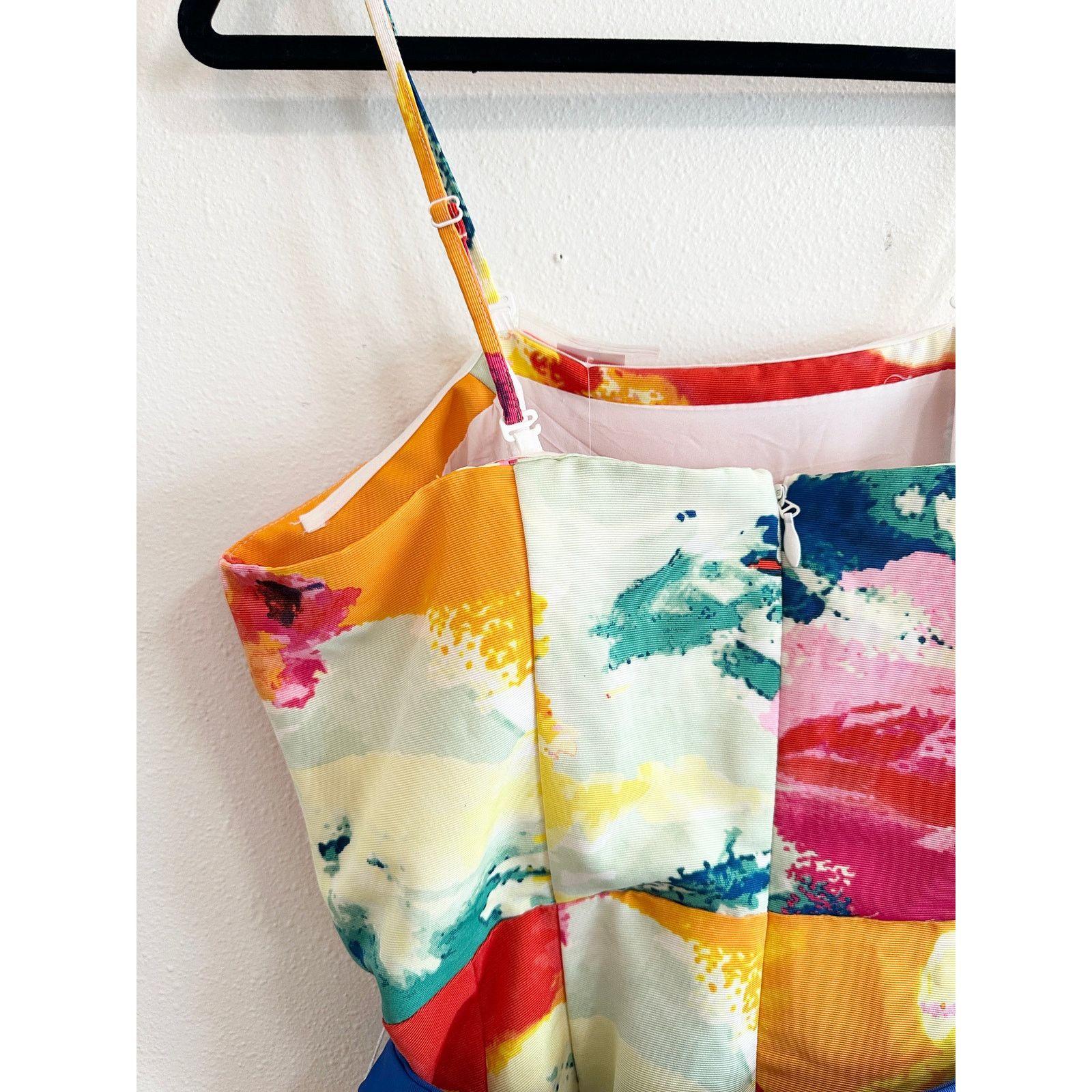 Other NWT New York & Company Colorful Watercolor Dress size 14 Size XL / US 12-14 / IT 48-50 - 11 Thumbnail