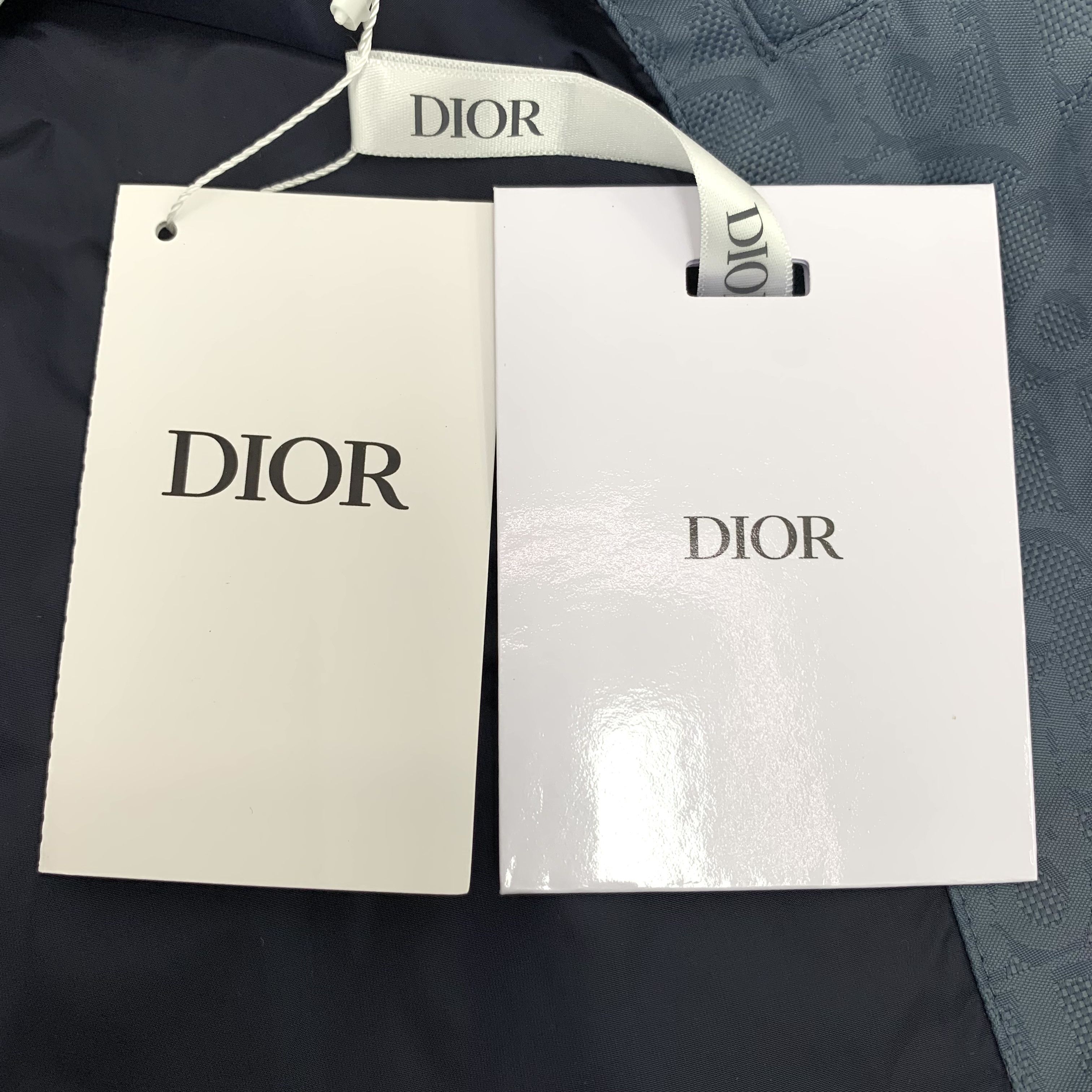 Dior Dior Monogram Down Jacket Blue (L) Size L / US 10 / IT 46 - 6 Thumbnail