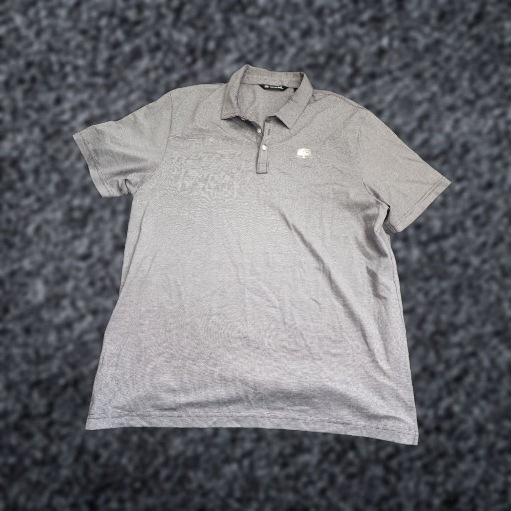 TravisMathew Travis Mathew Mens XXL Golf Performance Shirt Winter Run Challenge Distress Polo Size US XXL / EU 58 / 5 - 1 Thumbnail