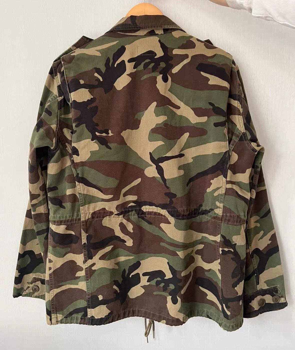 Saint Laurent Paris Saint Lauren Paris green camo denim jacket Size US M / EU 48-50 / 2 - 3 Thumbnail