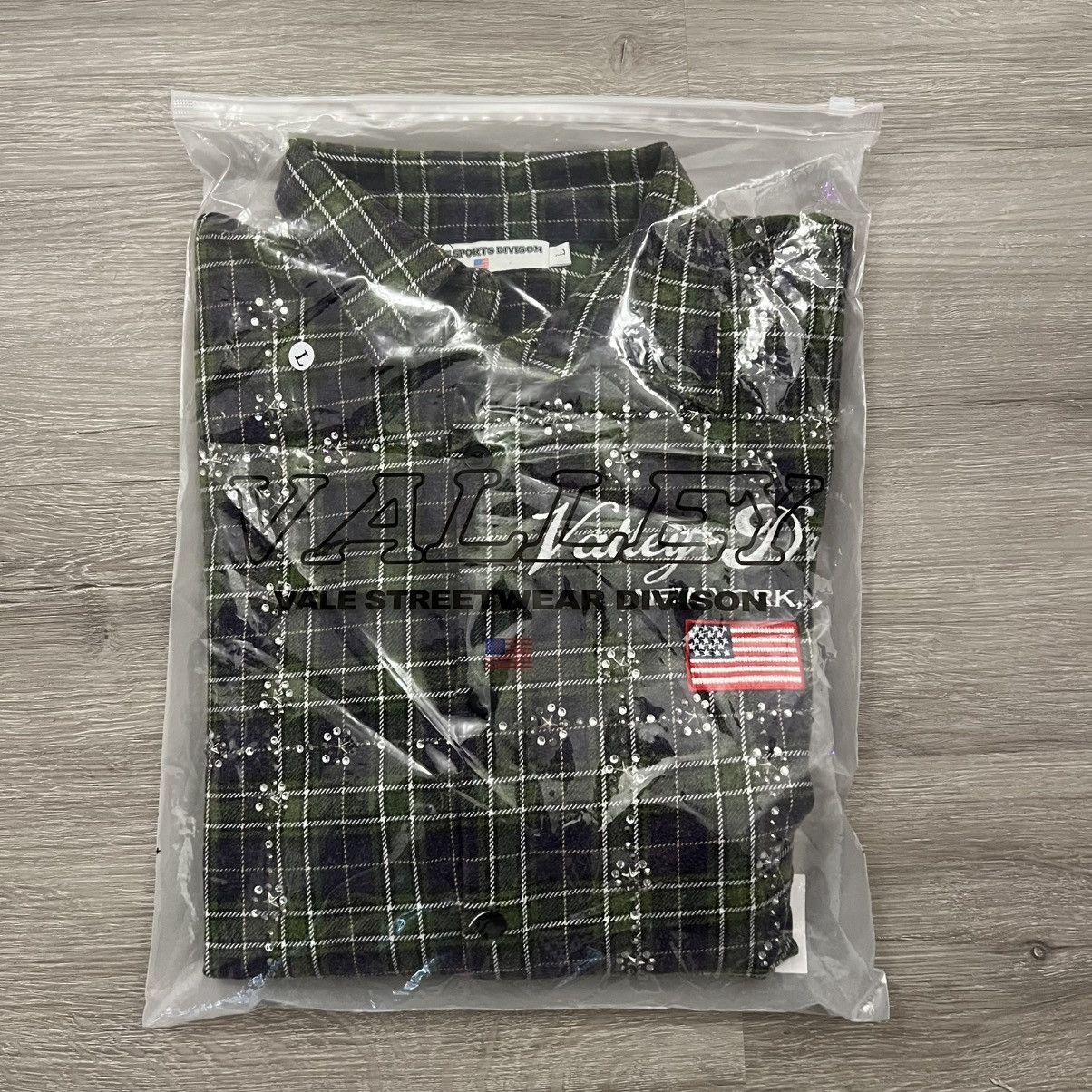 Vale Vale Forever Valley Dreams Rhinestone Flannel Size US L / EU 52-54 / 3 - 11 Thumbnail