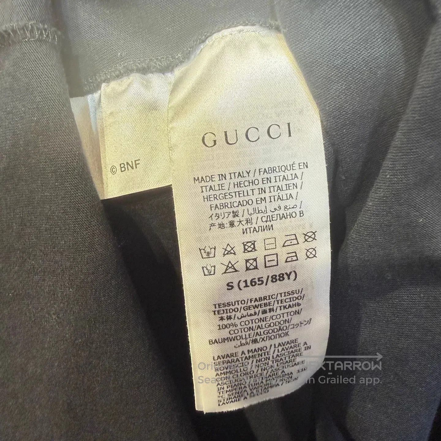 Gucci Black Short Sleeve Graphic T-Shirt with Banana & Cats. Size US S / EU 44-46 / 1 - 5 Thumbnail