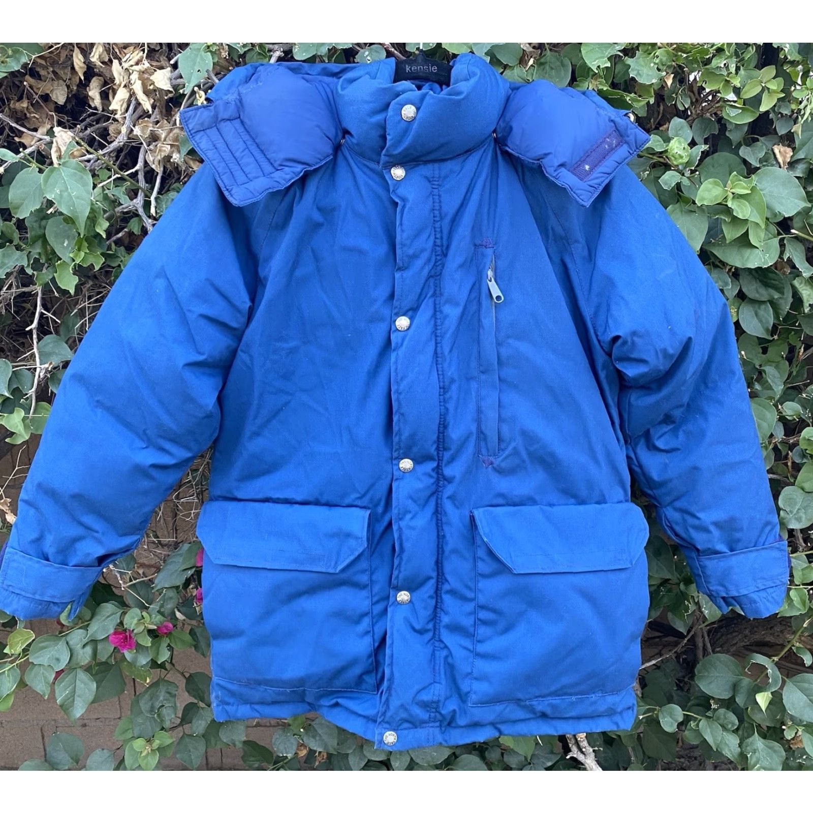 The North Face VINTAGE The North Face Brown Label Down Parka Jacket XS Blue 80s 70s Hooded Mens Size US XS / EU 42 / 0 - 3 Thumbnail