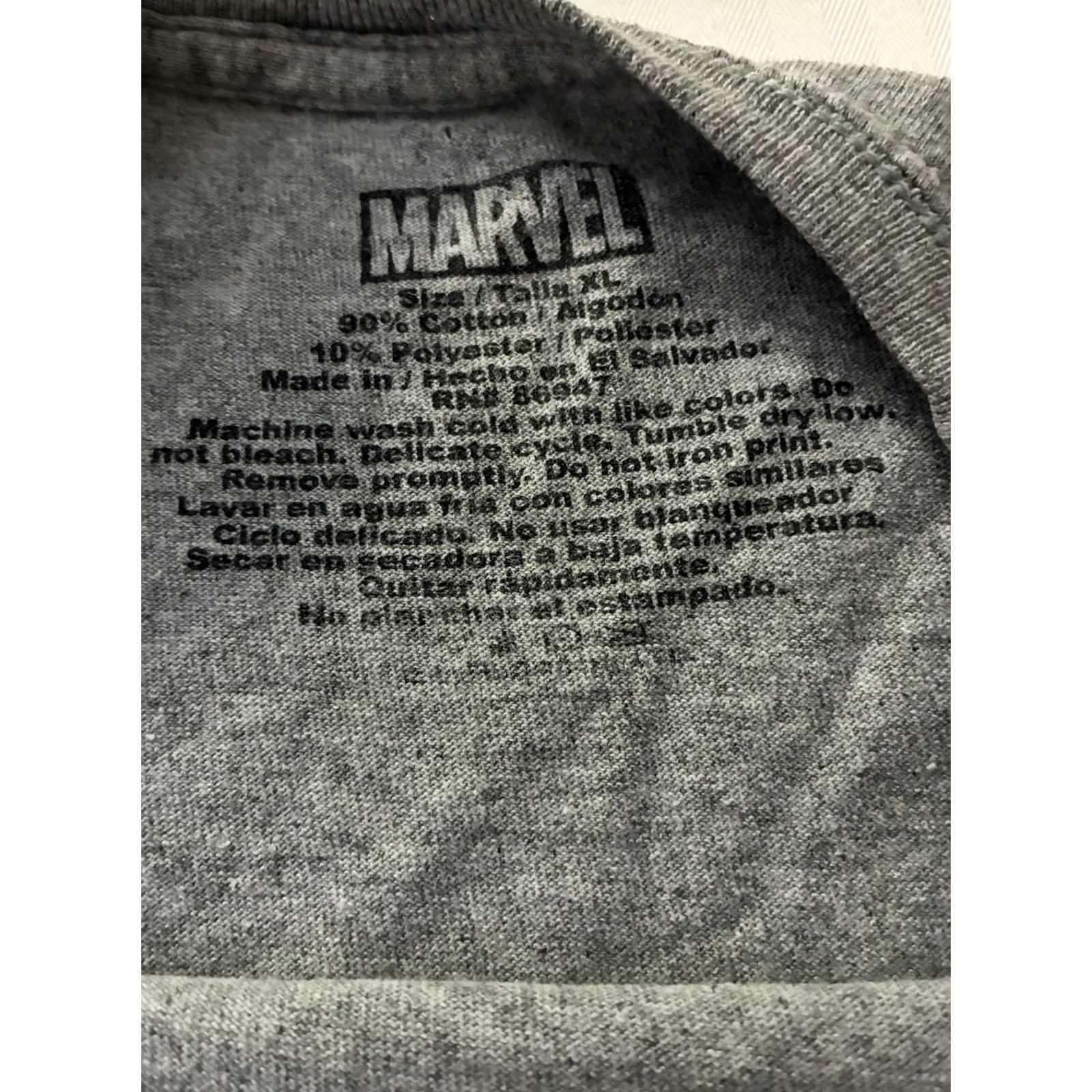 Vintage VINTAGE Black Panther MARVEL COMICS Gray T-Shirt XL Size US XL / EU 56 / 4 - 6 Thumbnail