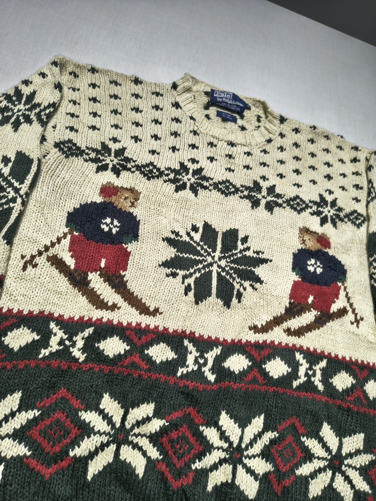 Polo Ralph Lauren POLO RALPH LAUREN NORDIC SKIING BEAR SWEATER 🐻⛷️(004) Size US S / EU 44-46 / 1 - 2 Thumbnail
