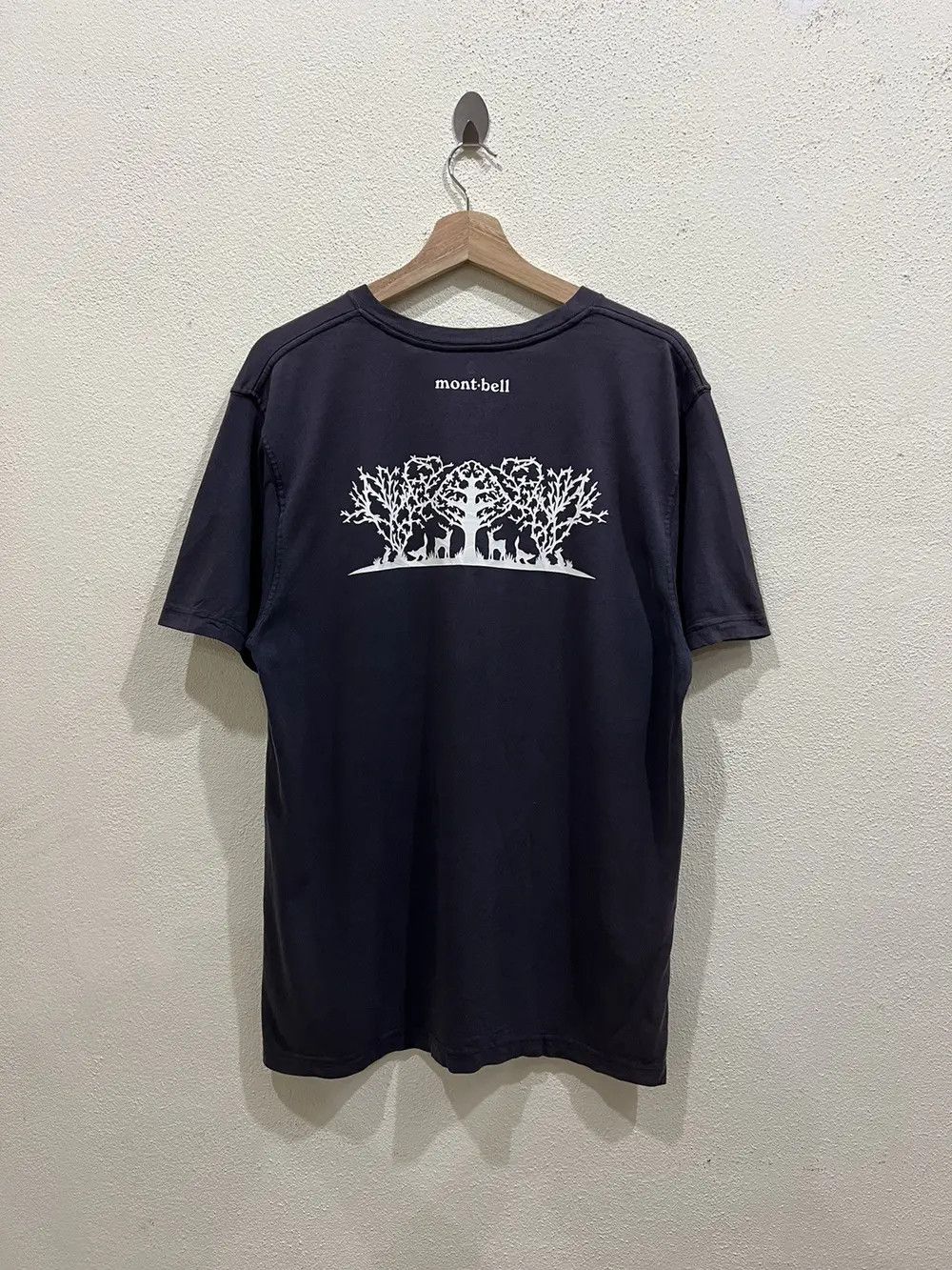 Montbell Montbell Spell Out Tshirt Size US L / EU 52-54 / 3 - 6 Thumbnail