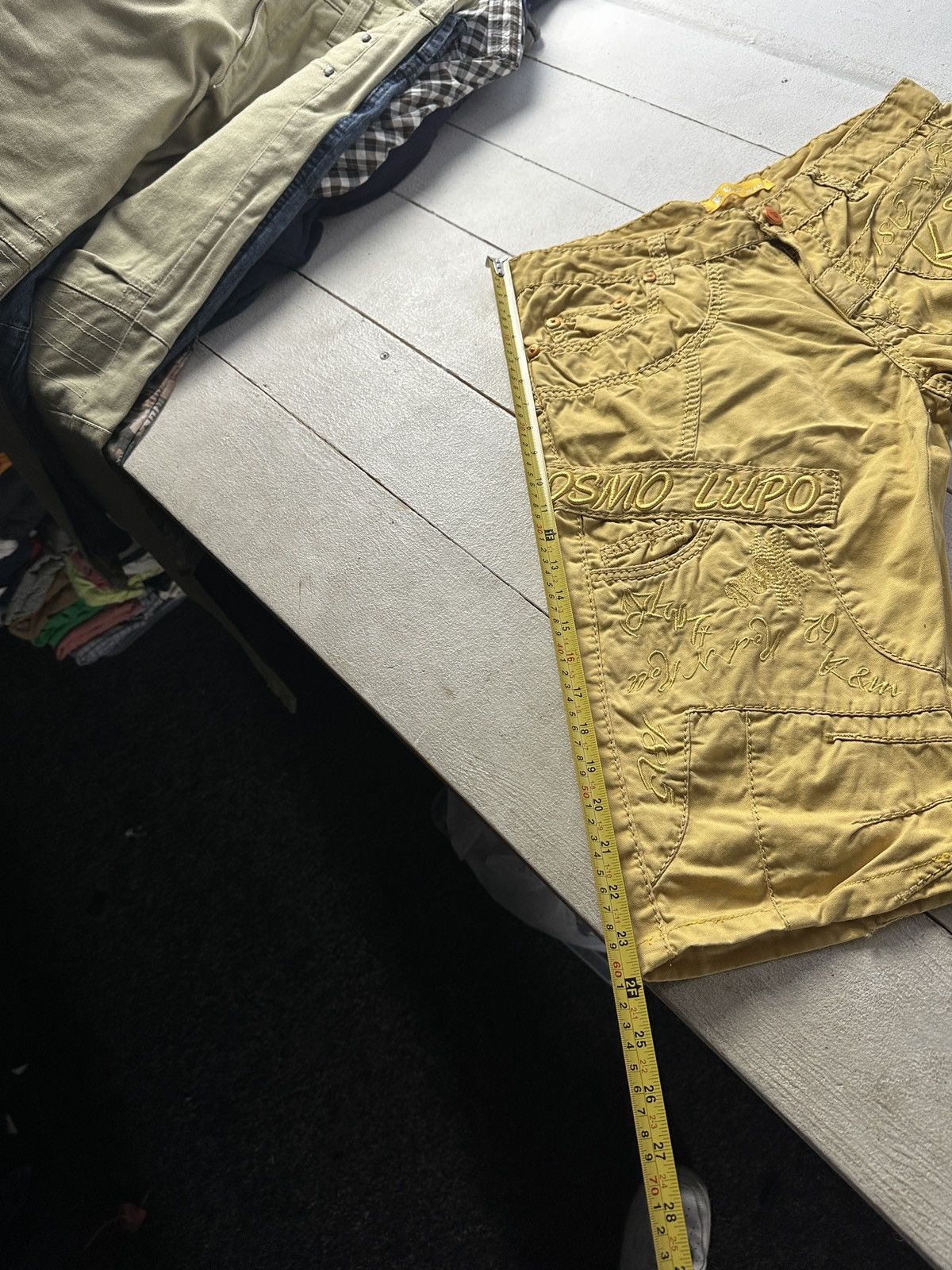 Other 🚨RARE COSMO LUPO BIG LOGO CARGO SHORTS Y2K VINTAGE Size US 34 / EU 50 - 17 Thumbnail