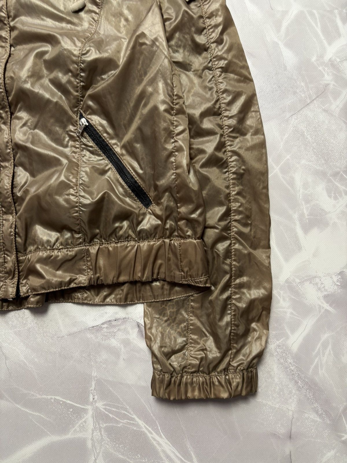 Other Marc Cain Reversible Nylon Jacket Brown / Leopard Print Size M / US 6-8 / IT 42-44 - 5 Thumbnail