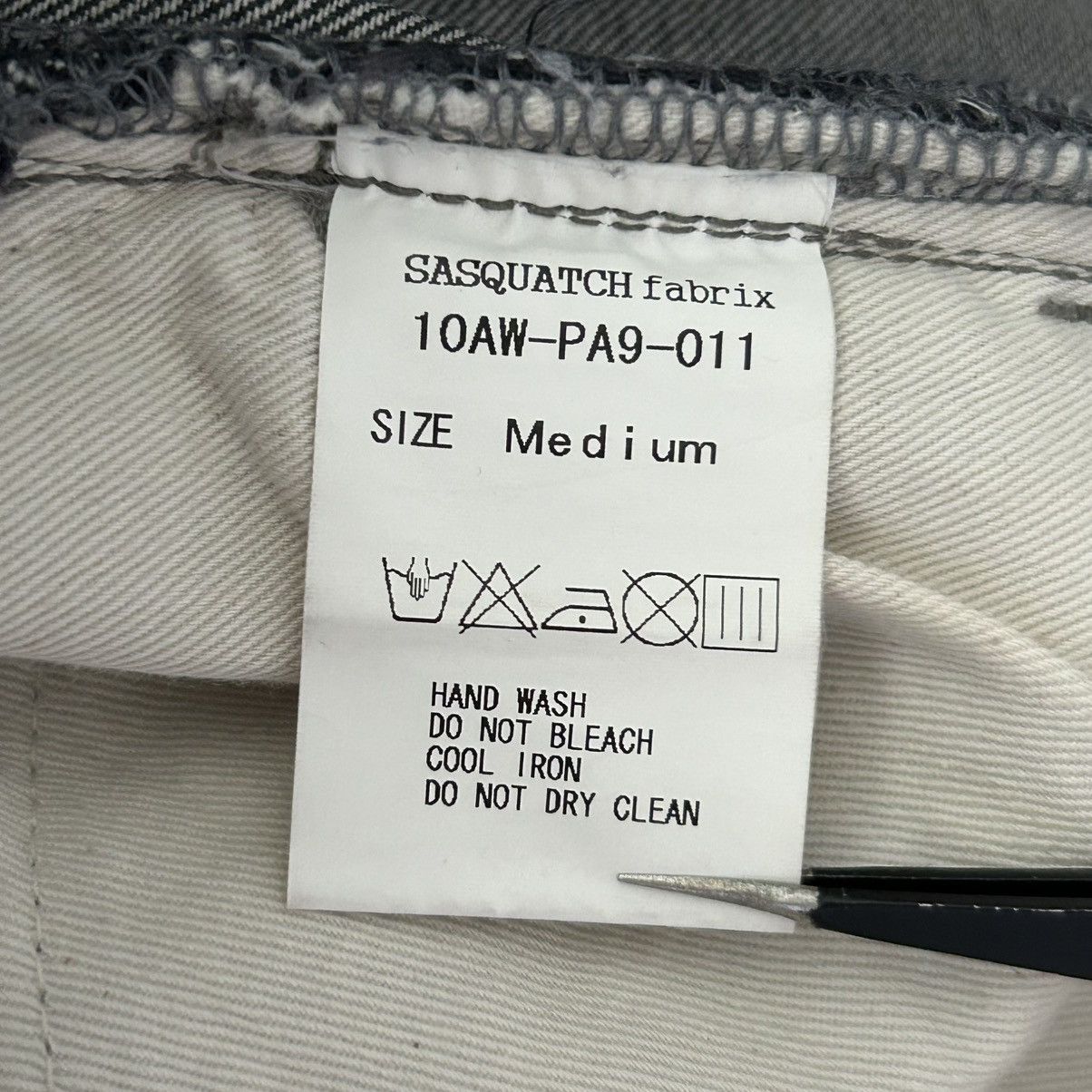 Sasquatchfabrix Japan Prisoner Denim SZ 32” x 30” Size US 32 / EU 48 - 8 Thumbnail