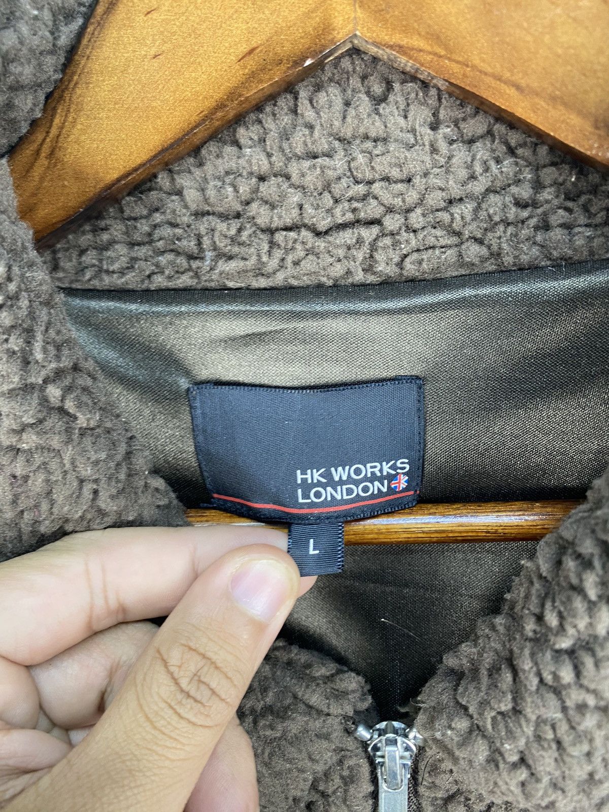 Japanese Brand HK Works London Deep Pile Fleece Size US L / EU 52-54 / 3 - 5 Thumbnail