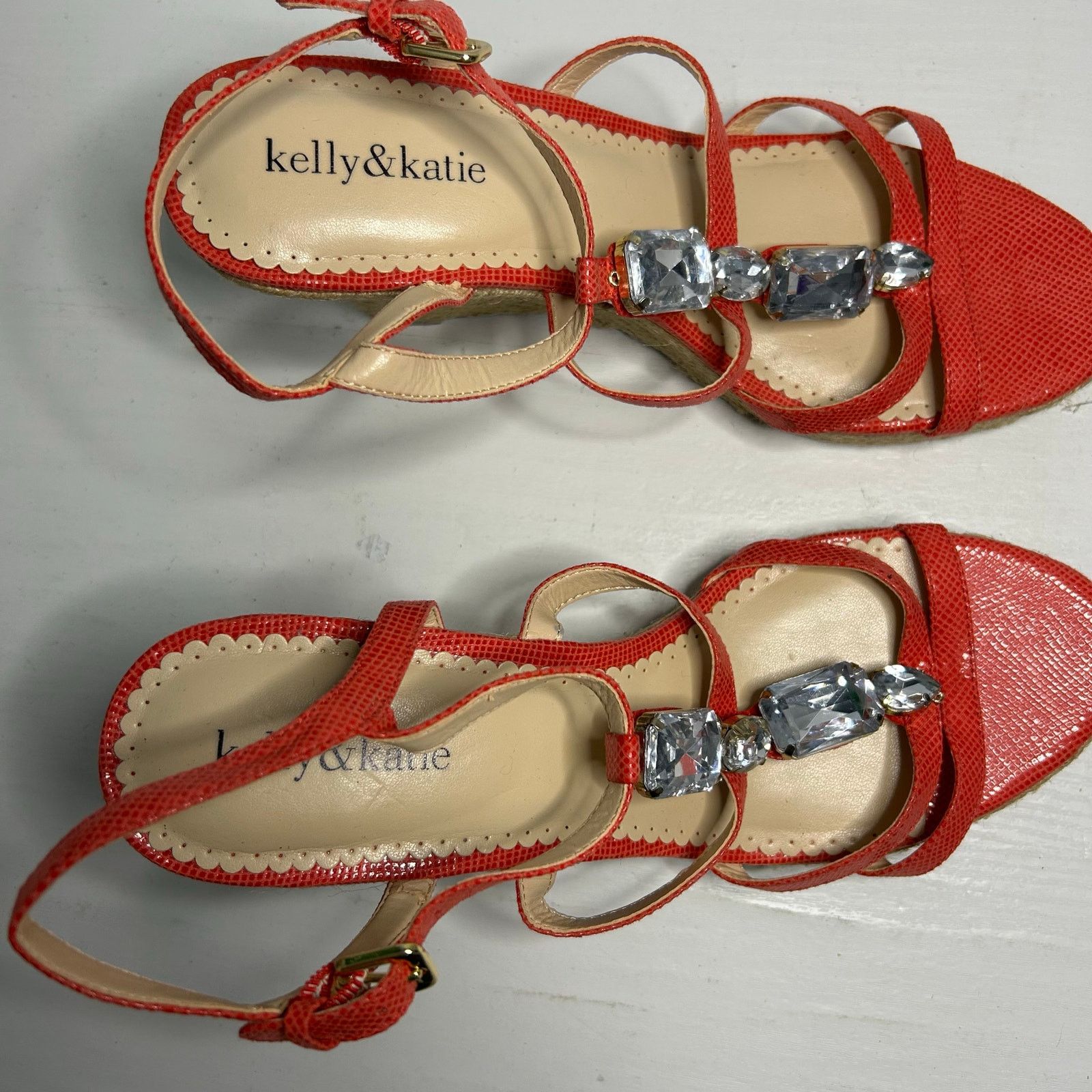 Other Kelly & Katie Rachel Coral Espadrille Wedge 10 Size US 10 / IT 40 - 16 Thumbnail