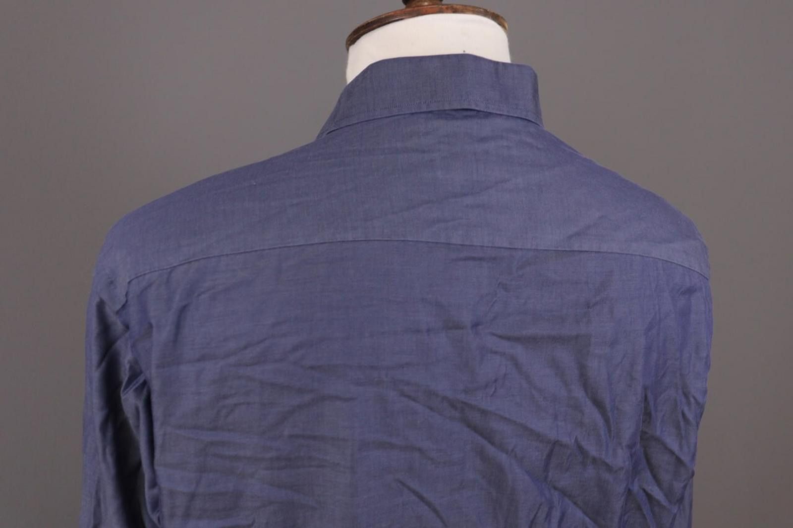 Eton Eton Contemporary Blue Signature Dress Shirt Size 46 / 18 Size US M / EU 48-50 / 2 - 11 Thumbnail