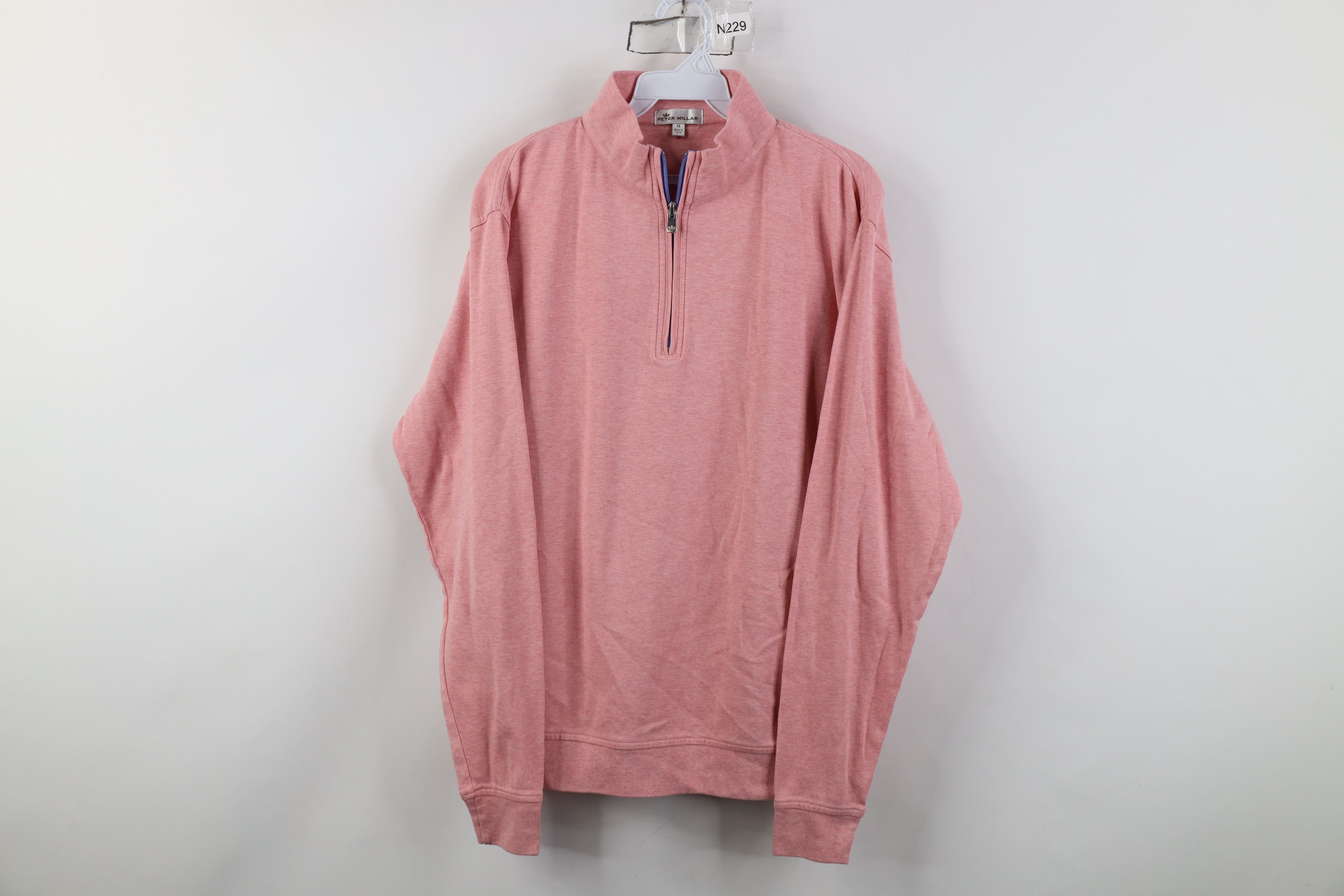 Peter Millar Peter Millar Interlock Soft Quarter Half Zip Sweater Pink Size US M / EU 48-50 / 2 - 1 Thumbnail