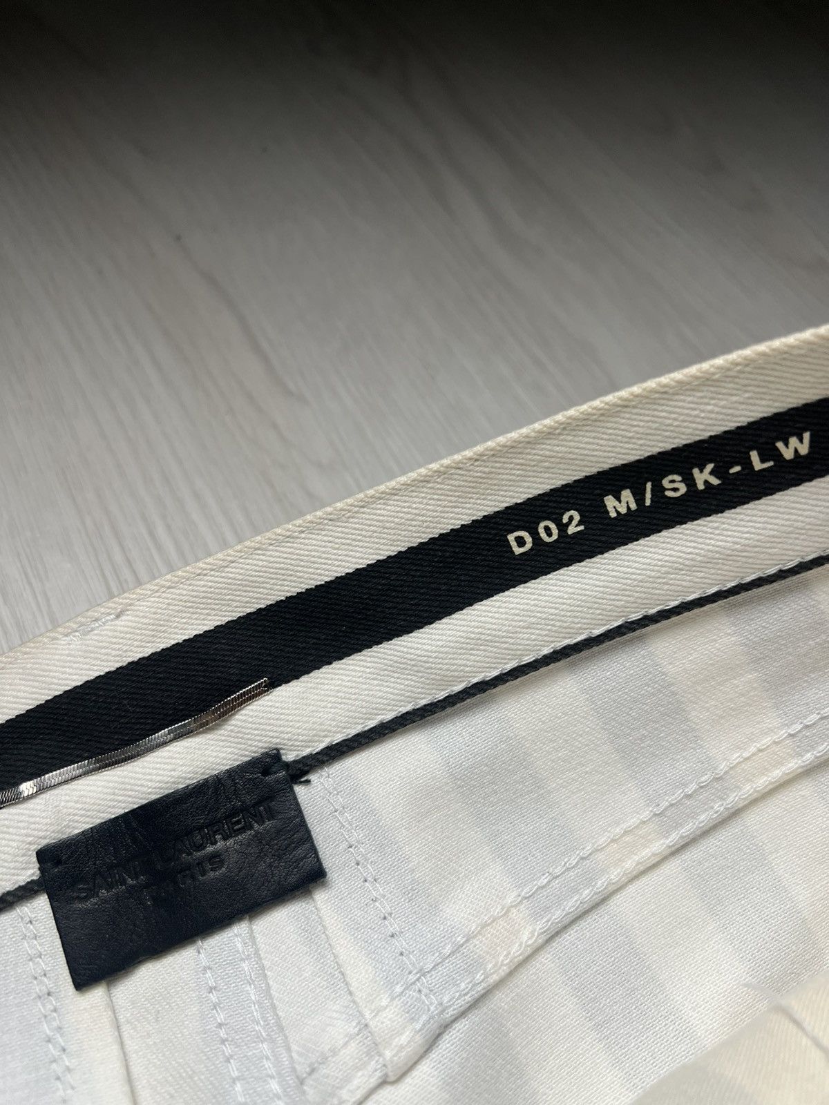 Hedi Slimane × Saint Laurent Paris SS13 Saint Laurent Hedi Slimane Striped Jeans Size US 29 - 5 Thumbnail