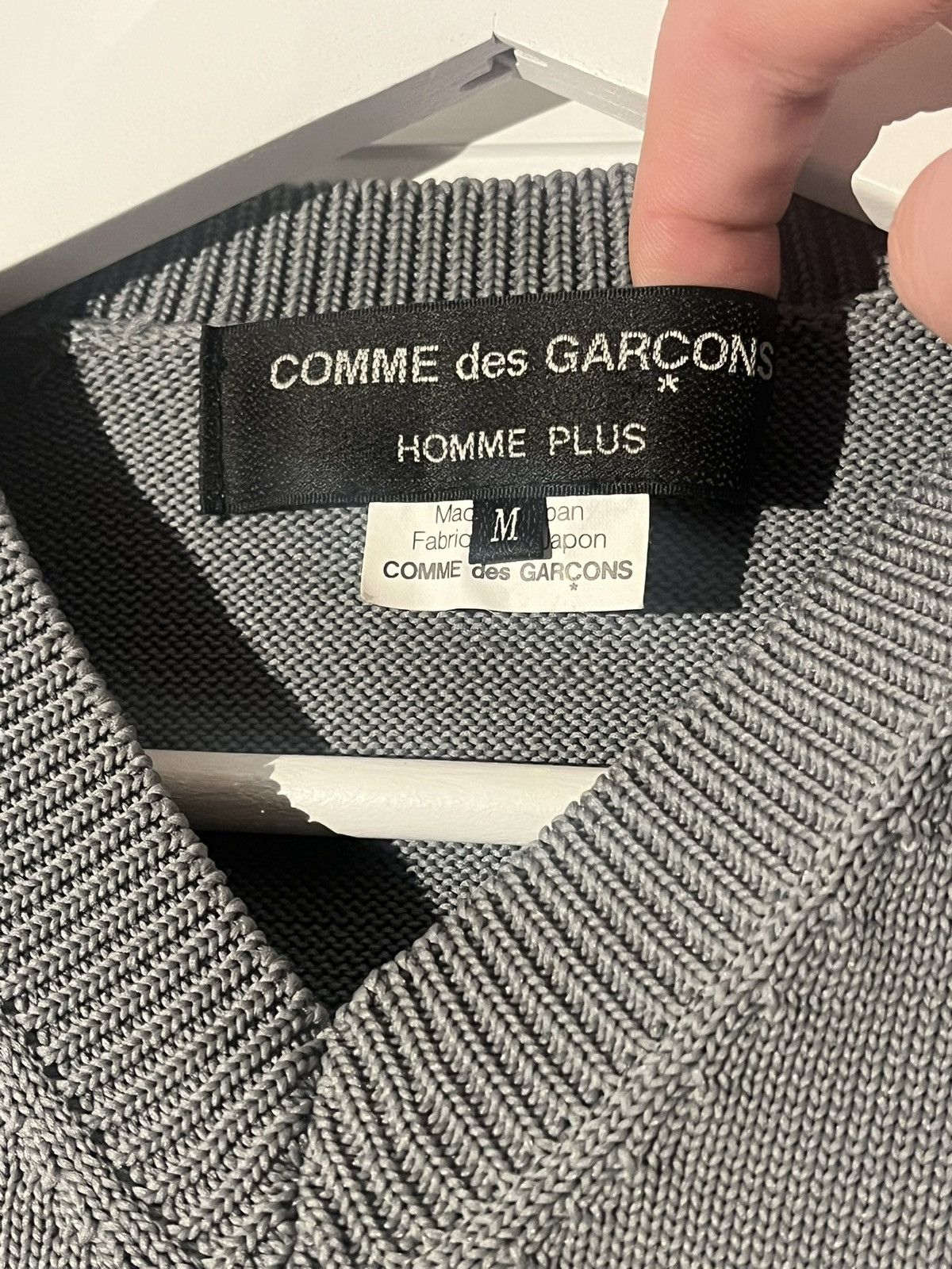 Comme des Garcons Homme Plus S/S 2004 CDG Homme Plus v-neck knit Size US M / EU 48-50 / 2 - 4 Thumbnail